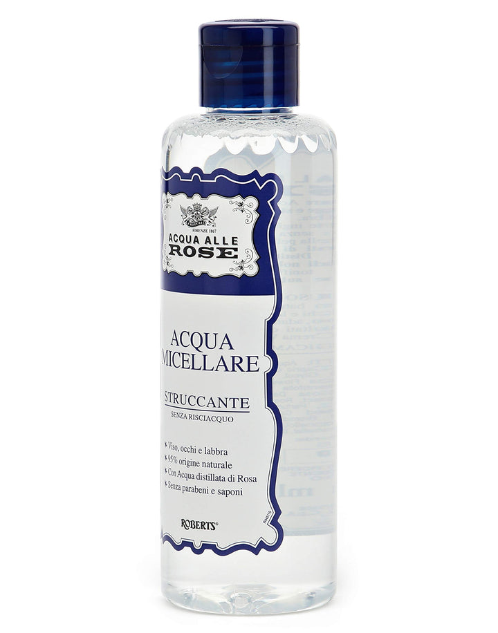 Roberts:Acqua alle Rose Micellar Water 6.76 Fluid Ounce (200ml) Bottle [ Italian Import ]