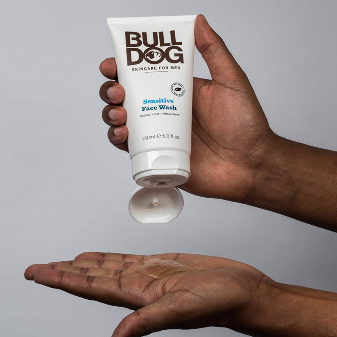 Bulldog Mens Skincare and Grooming Sensitve Face Wash, 5 Ounce