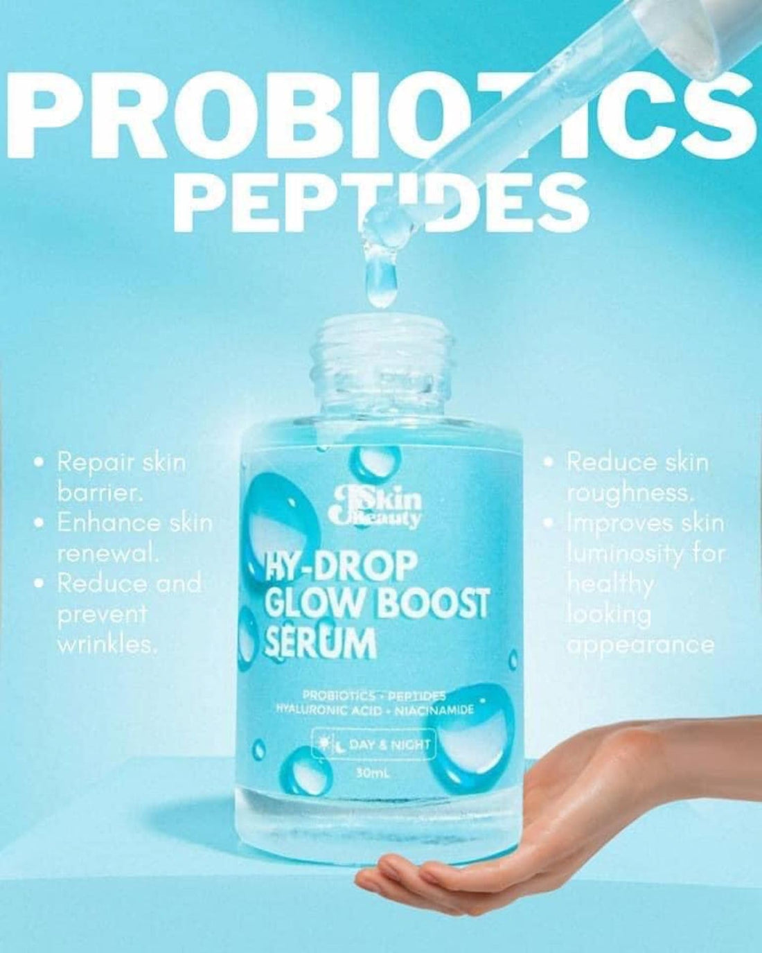 JSkin Beauty Hy-Drop Glow Boost Serum, 30ml