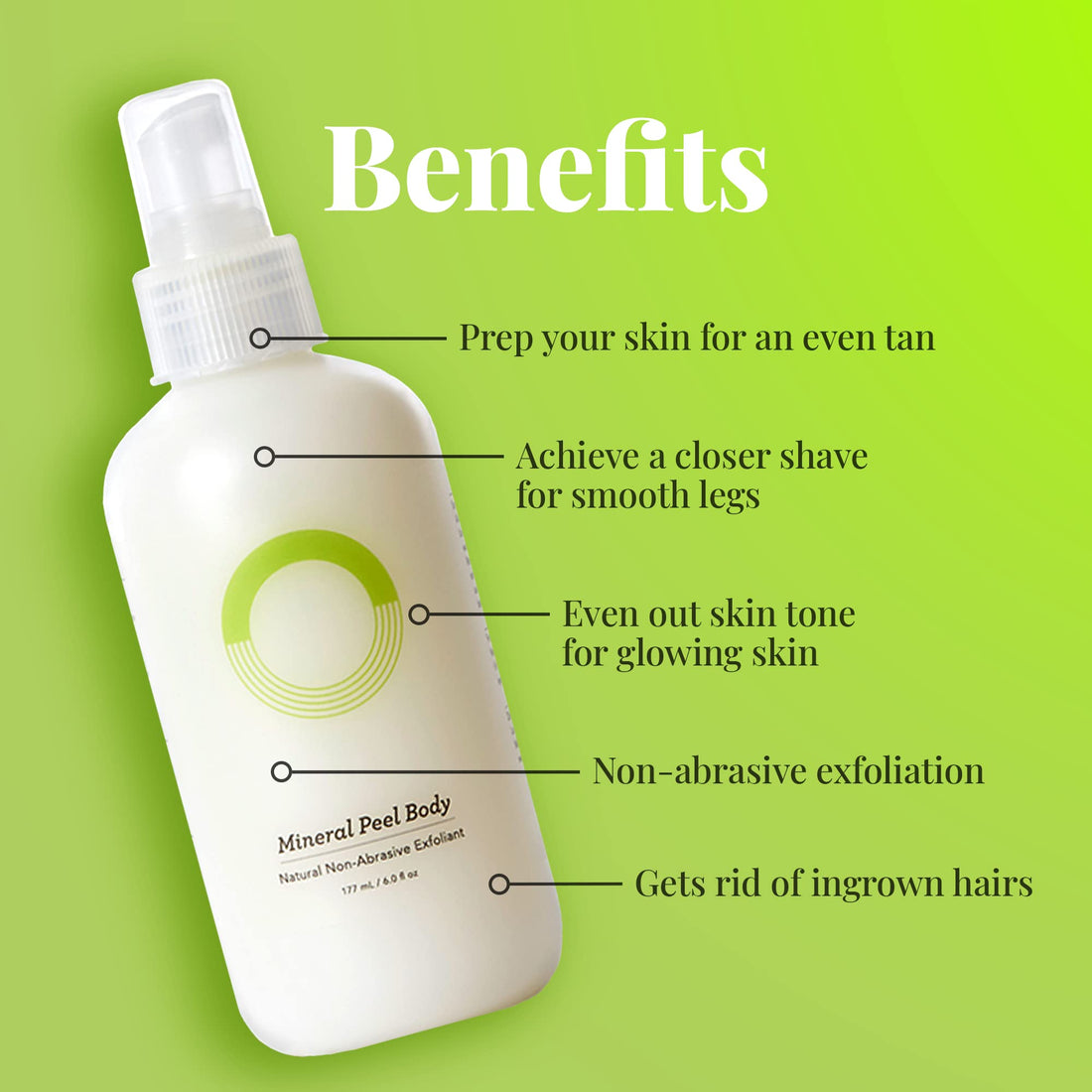 O.R.G. Skincare Mineral Peel Body (8 oz)