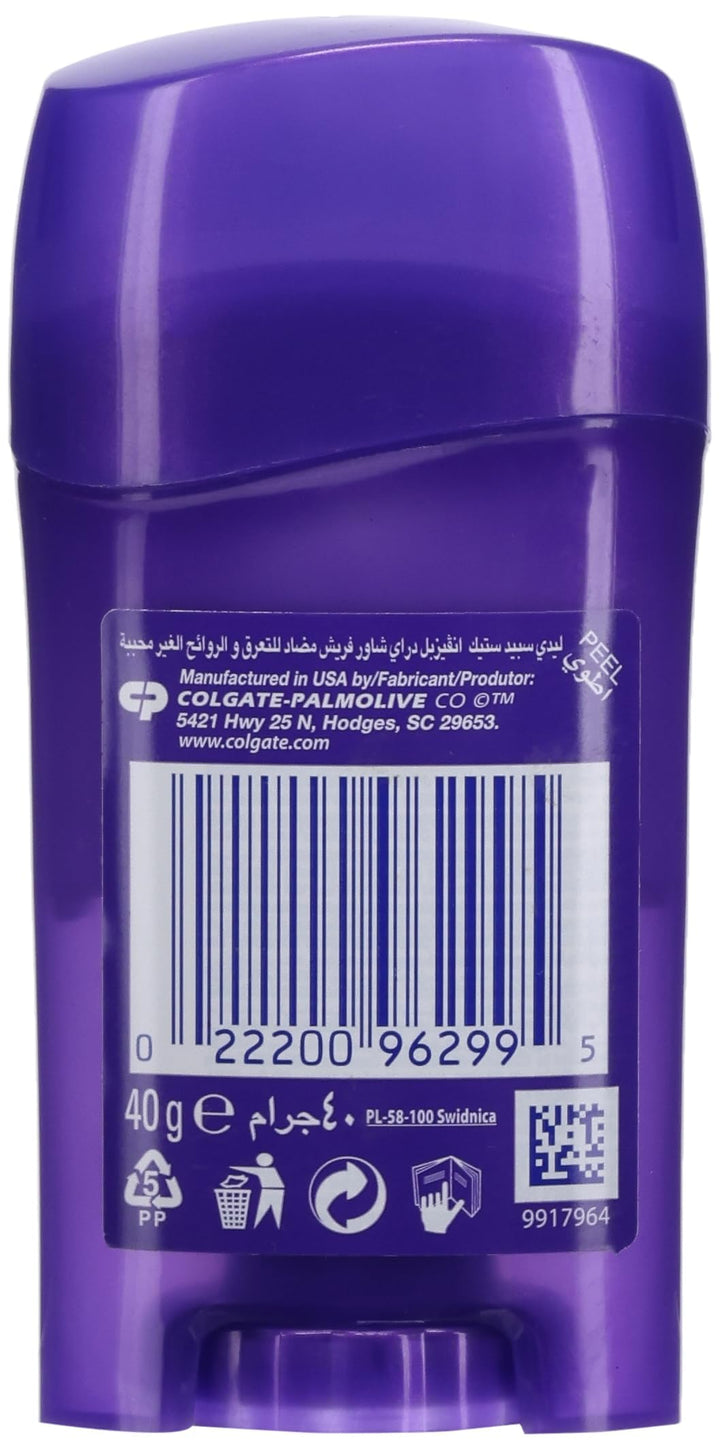 Lady Speed Stick Anti-Perspirant & Deodorant, Invisible Dry, Shower Fresh, 1.4 oz (39.6 g)