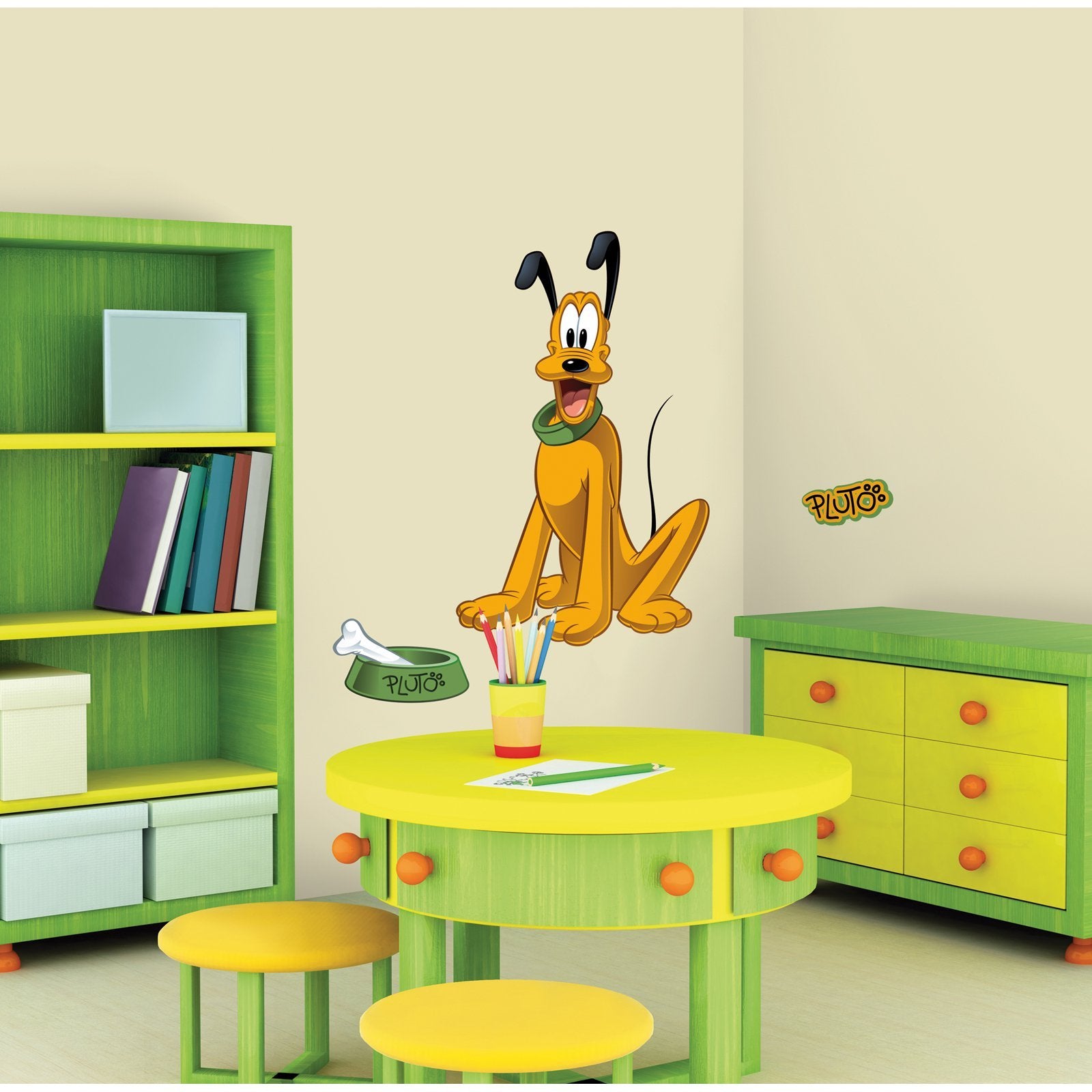 RoomMates RMK1511GM Disney Pluto Giant Peel and Stick Wall Decal