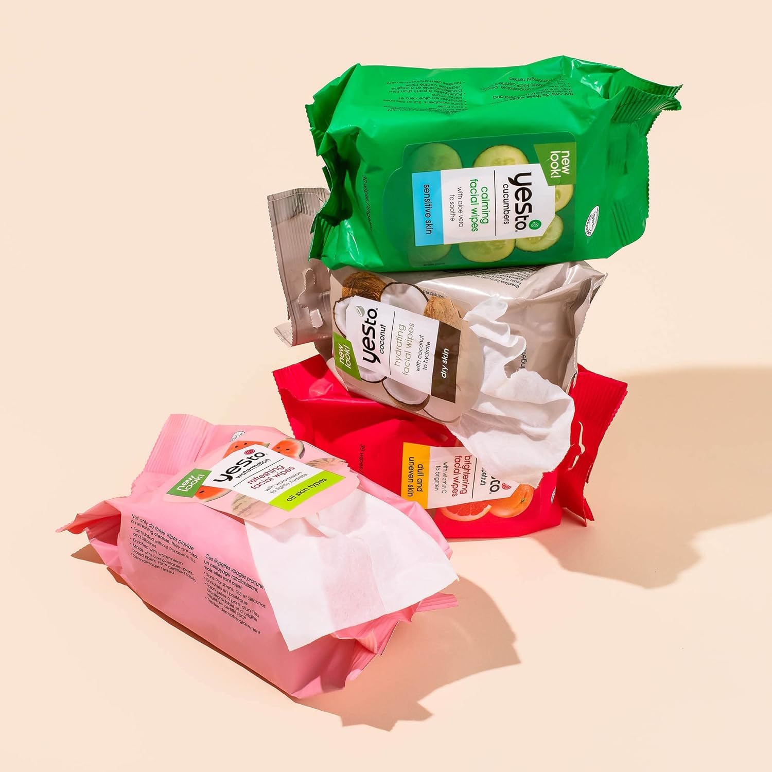 Yes To Cucumbers Soothing Hypoallergenic Facial Towelettes - 10 CT