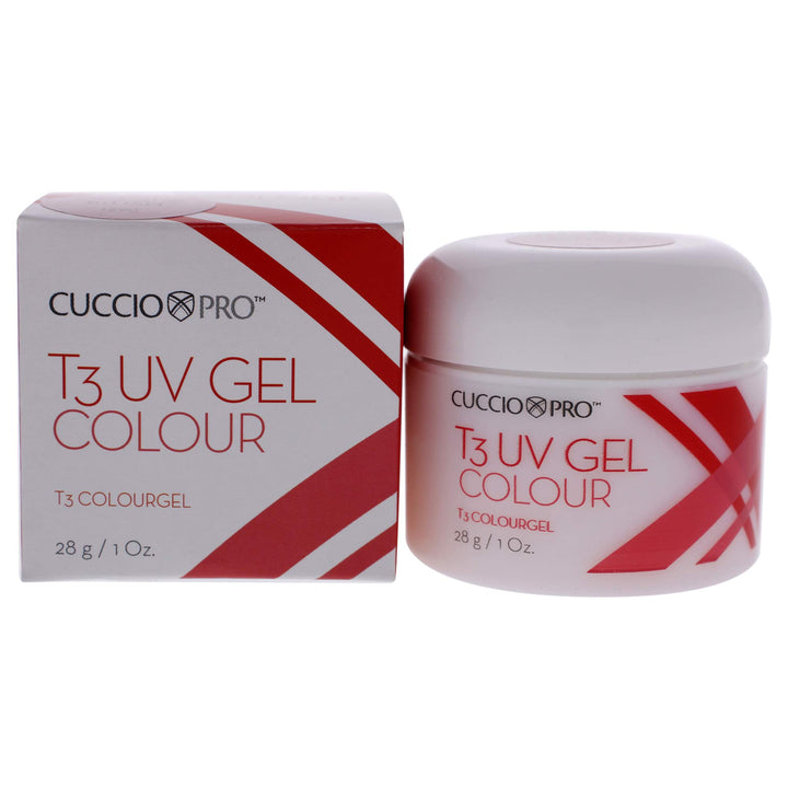 Cuccio Pro - T3 Uv Gel Color - Opaque Blush - for Women - Nail Gel - 1 oz