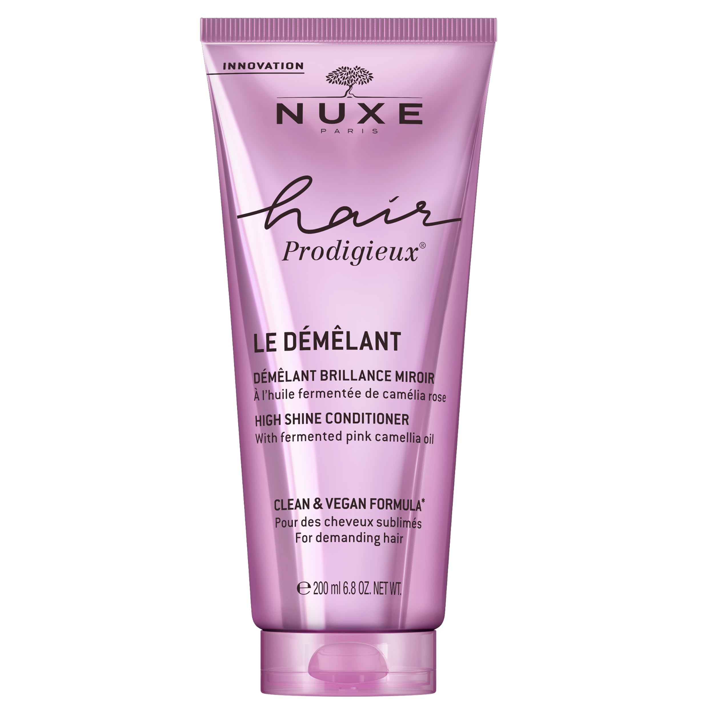 Nuxe Hair Prodigieux High Shine Conditioner. Nourishing Detangler to Intensify Hair Shine & Smoothness. For Soft, Shiny Hair. Silicon Free, 6.8 oz