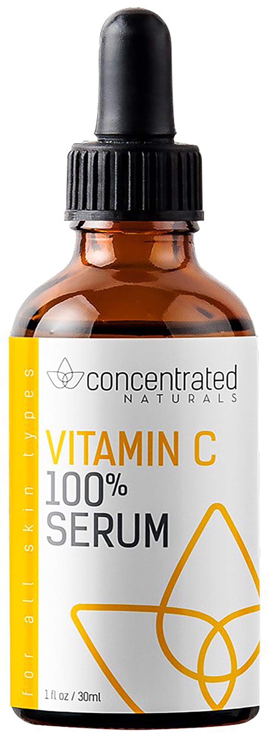 Vitamin C 100% Serum for Face | Professional Grade | High Concentrate Formula May Help Smooth Appearance of Wrinkles, Brightens | May Improve Appearance of Skin Tone for More Youthful-Looking Skin 1oz