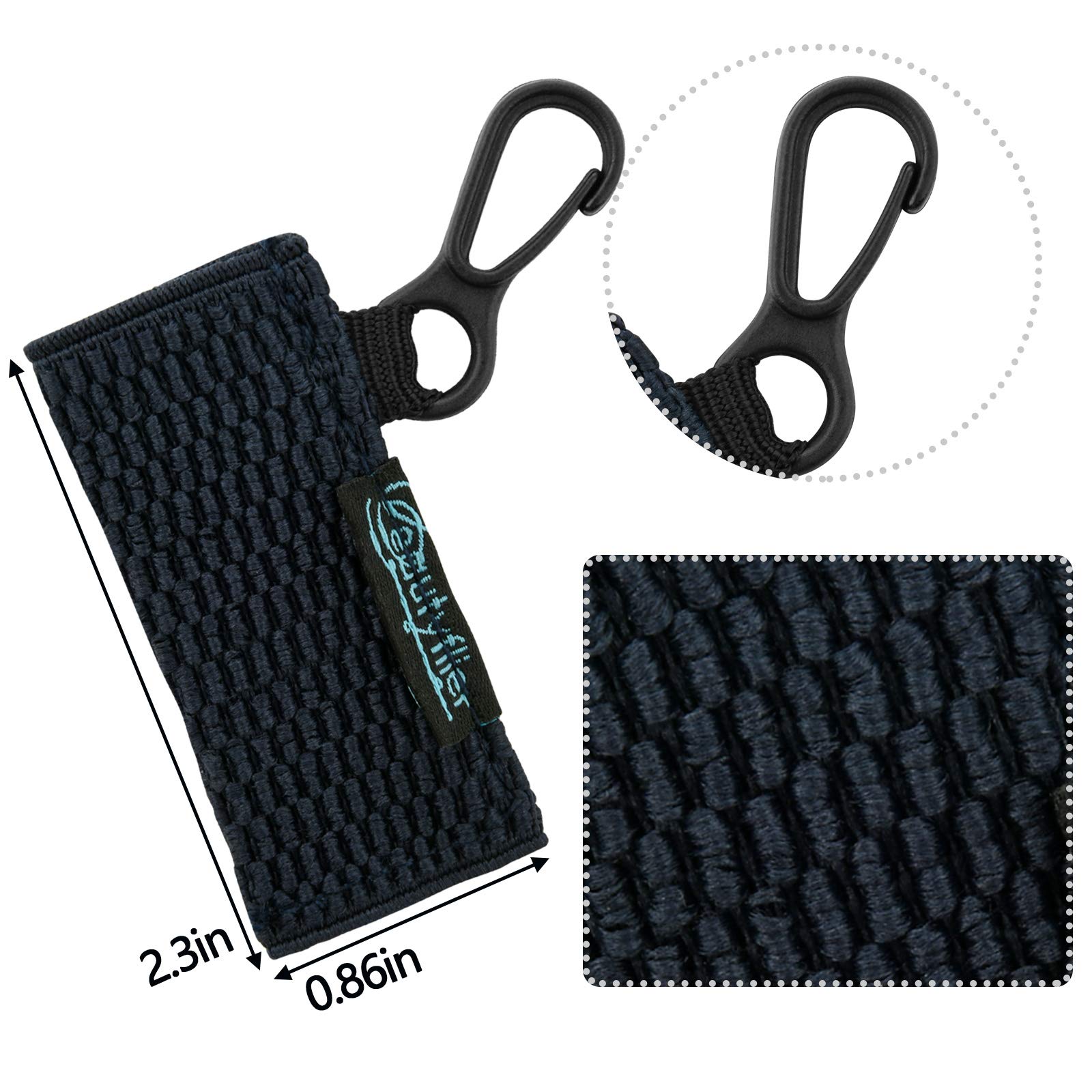 Beautyflier Cute Elastic Lip Balm Holder Keychain, Lipstick Sleeve Lip Gloss Sleeve Holder for Burts Bees Chapstick