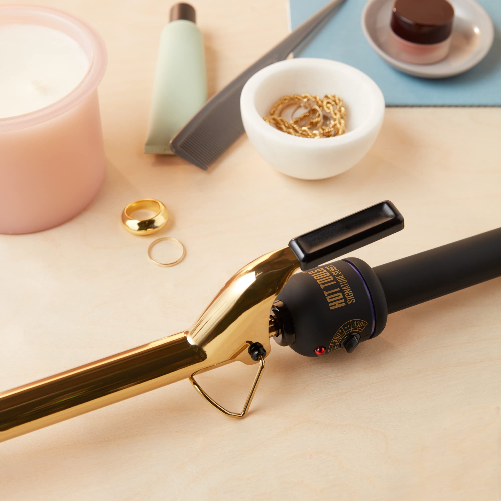 HOT TOOLS Signature Series Gold Curling Iron/wand, Ã‚¾ Inches
