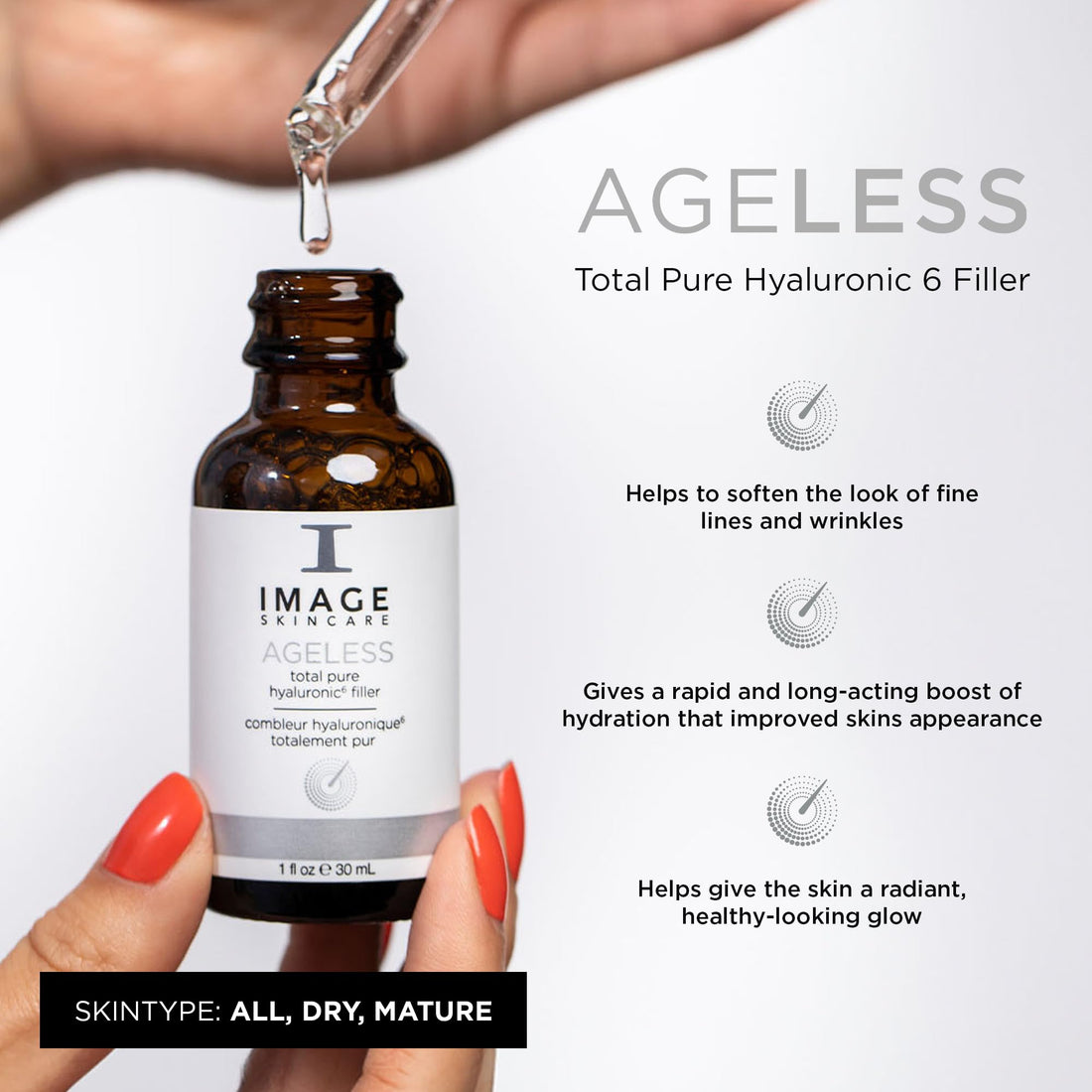 Image Skincare Ageless Total Pure Hyaluronic 6 Filler, 1 fl. oz.
