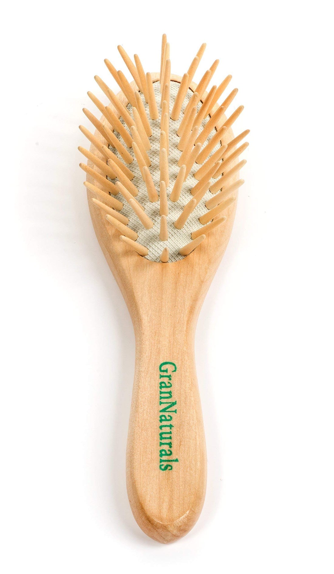 GranNaturals Detangling Wooden Bristle Hair Brush - Small, Travel Size