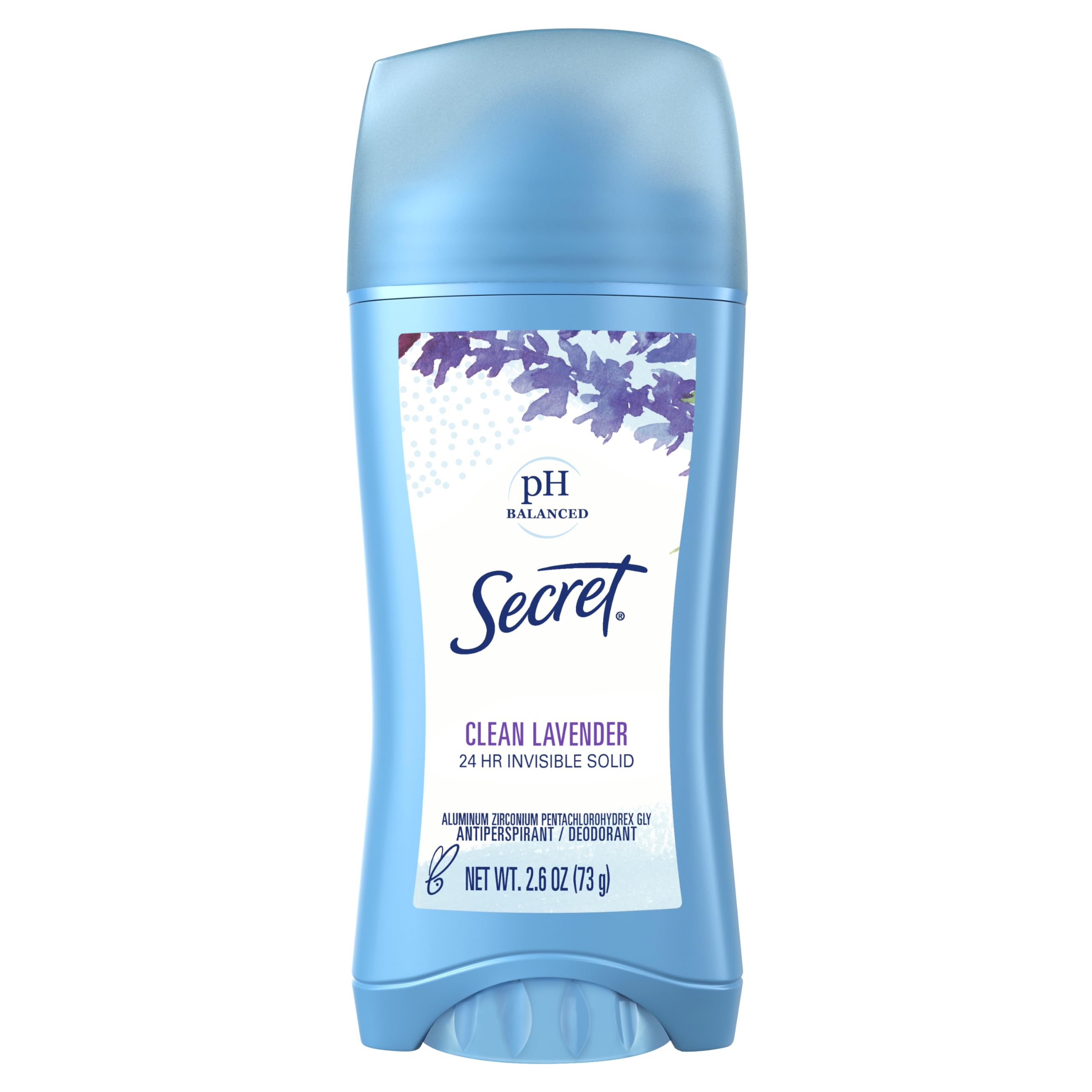 Secret Invisible Solid Antiperspirant & Deodorant-Clean Lavender-2.6 oz
