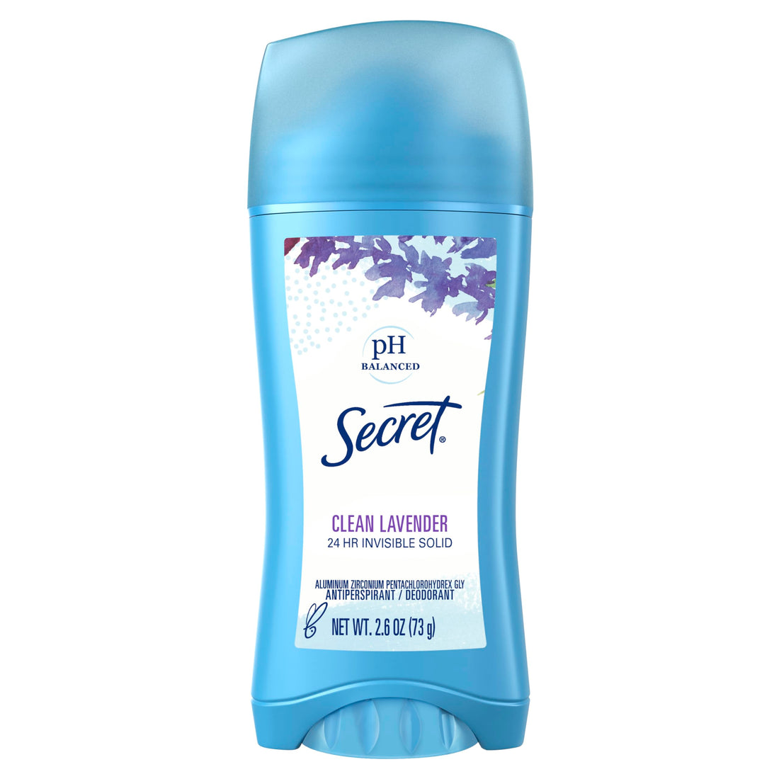 Secret Invisible Solid Antiperspirant & Deodorant-Clean Lavender-2.6 oz
