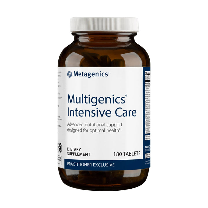 Metagenics Multigenics Intensive Care - Multivitamin - Dietary Supplements for Everyday - with Iron, Quercetin, Beta-Carotene, Ascorbic Acid & More - Non-GMO - Gluten-Free - 180 Tablets