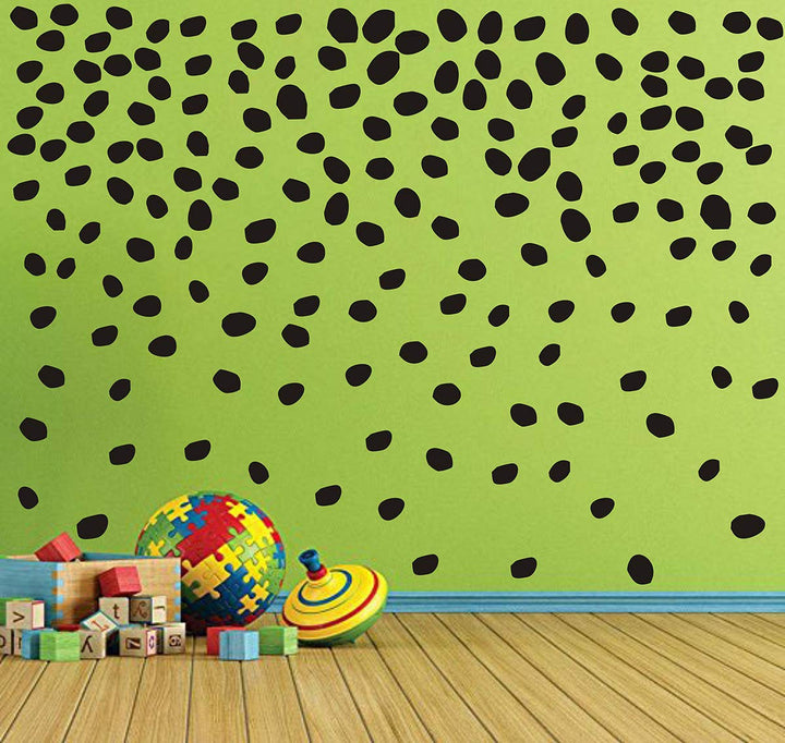 Polka Dots Wall Decal Irregular Dots Wall Decal Removable Vinyl Polka Dot Decor Modern Wall Sticker Nursery Wall Decor