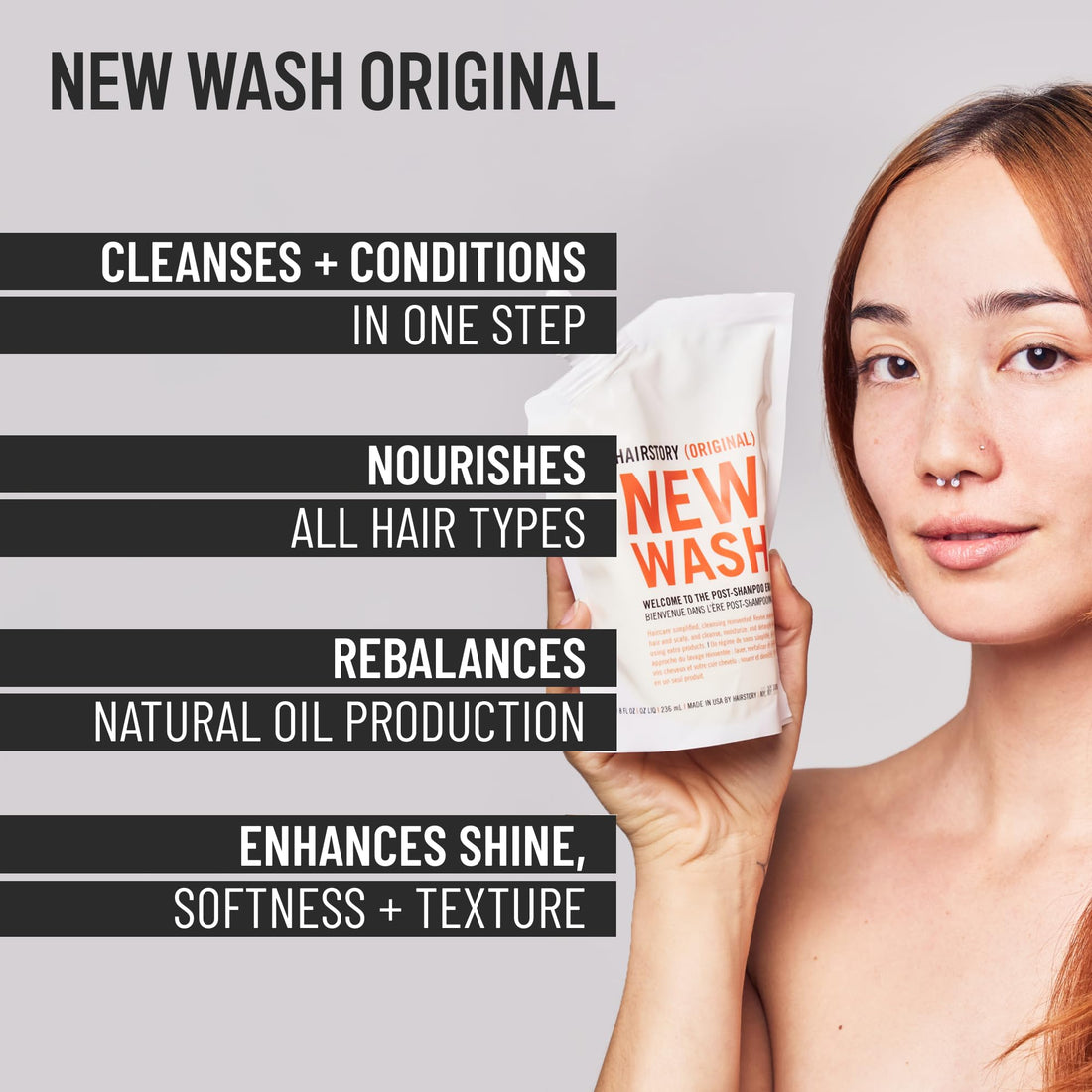 Hairstory Bond Boost & New Wash Original Bundle, Enhanced Damage Repair Treatment, Intense Healing to Minimize Breakage & Hair Loss, Nourish & Moisturize Strands, Set Includes Whisk & Tin