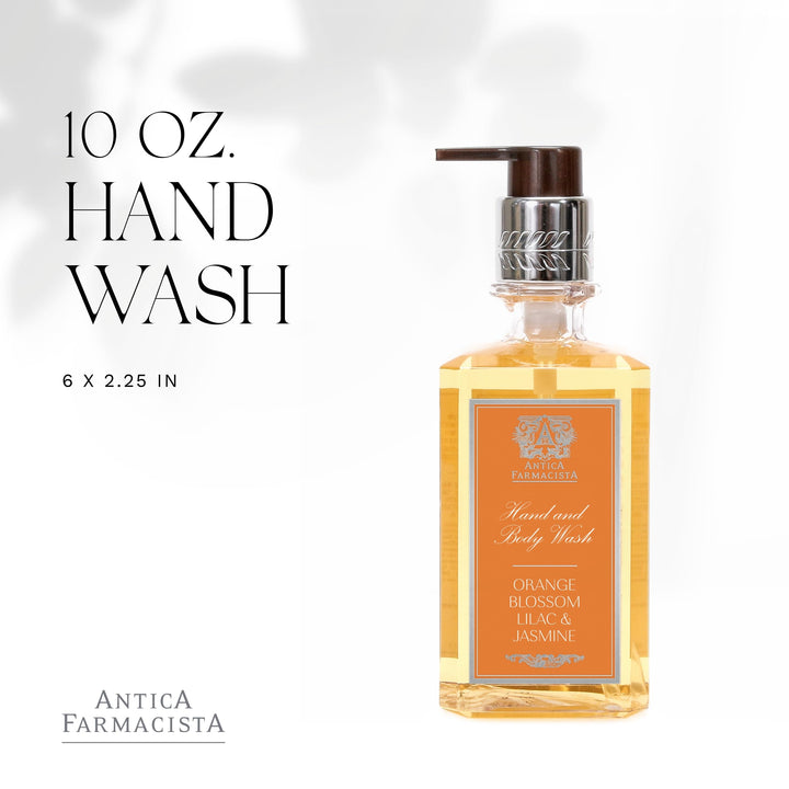 Antica Farmacista Hand Wash, Orange Blossom, Lilac & Jasmine, 10 Fl Oz