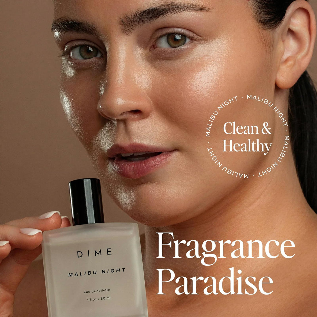 DIME Beauty Malibu Night Perfume, The Perfect Light and Floral Musk, Coconut Musk and Berries Scent, Hypoallergenic Clean Fragrance, Made in the United States, Eau de Toilette For Women (Malibu Night)