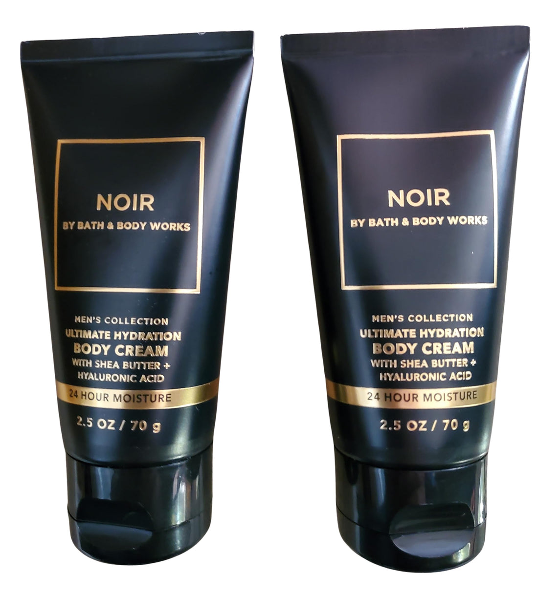 Bath & Body Works Noir Travel Size Ultimate Hydration Body Cream 2.5 Ounces Pack of 2