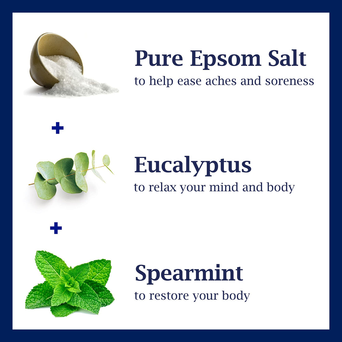 Dr Teal's Epsom Salt Soaking Solution and Foaming Bath with Pure Epsom Salt, Eucalyptus 3lb Bags, and 34oz Bottle