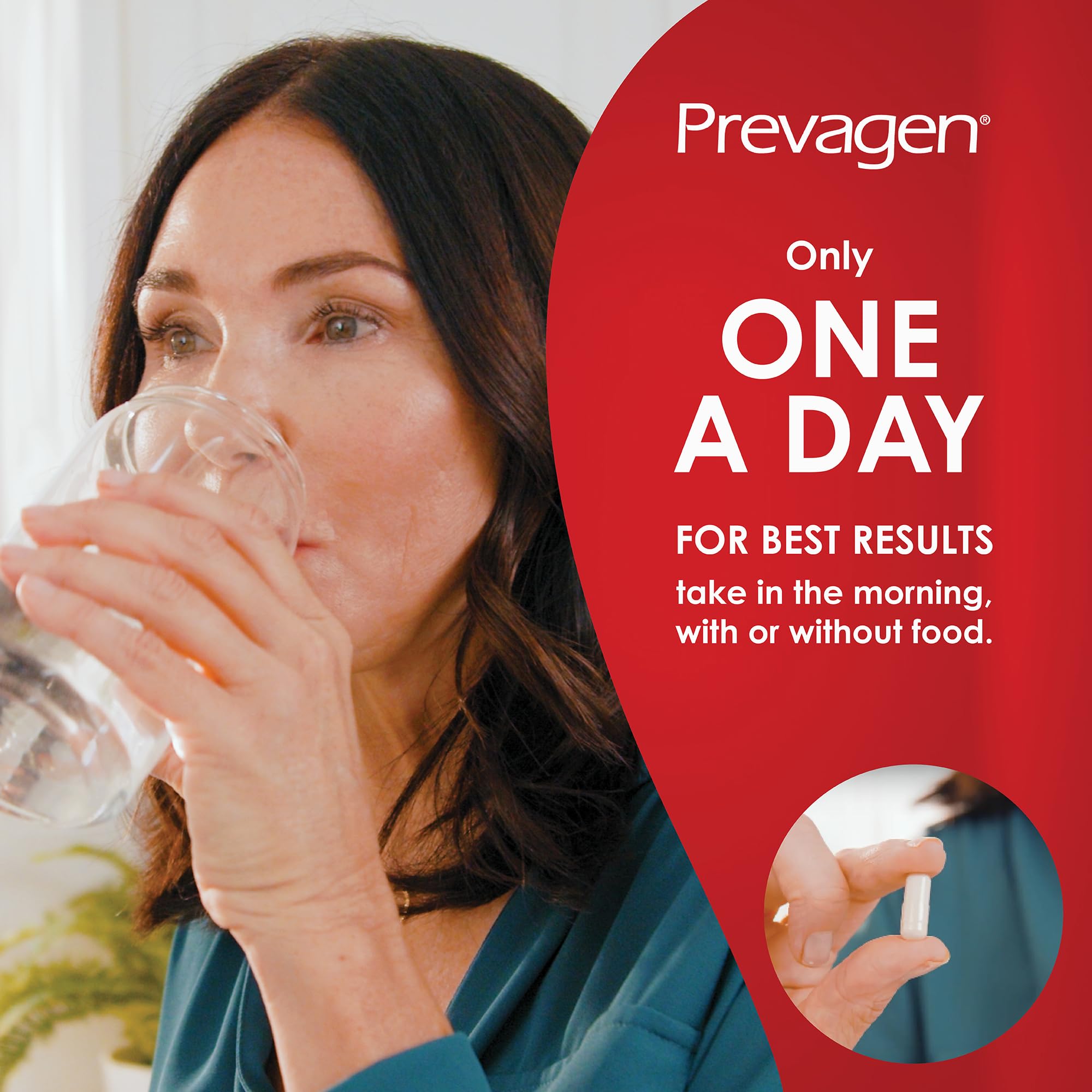 Prevagen Extra Strength 20mg, 30 Capsules, with Apoaequorin & Vitamin D and 7-Day Pill Minder
