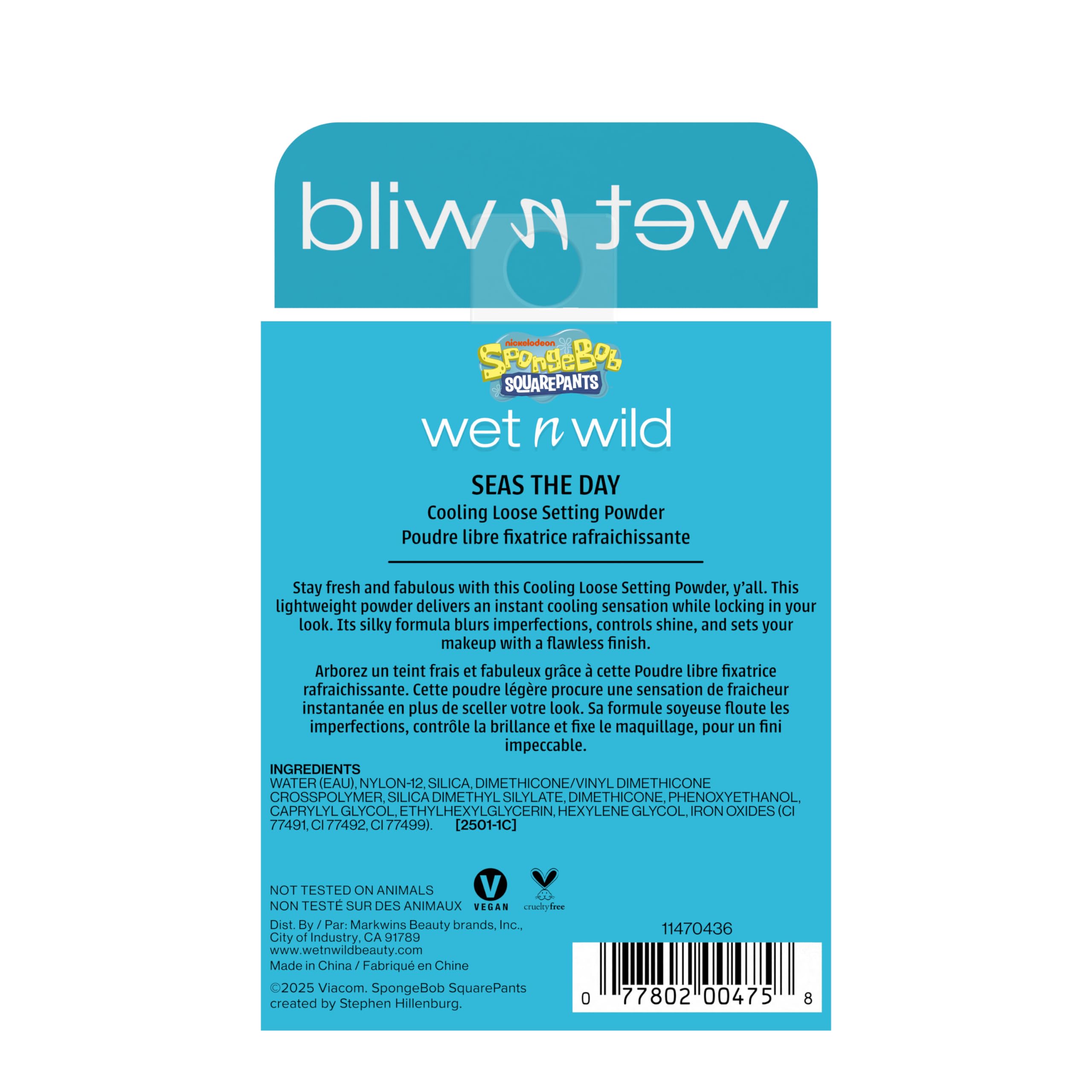 wet n wild Spongebob Cooling Setting Powder - Seas The Day