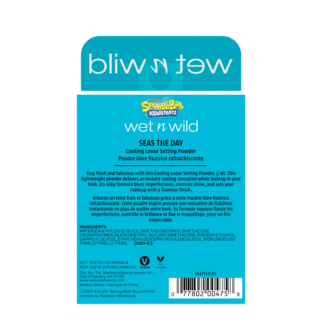 wet n wild Spongebob Cooling Setting Powder - Seas The Day