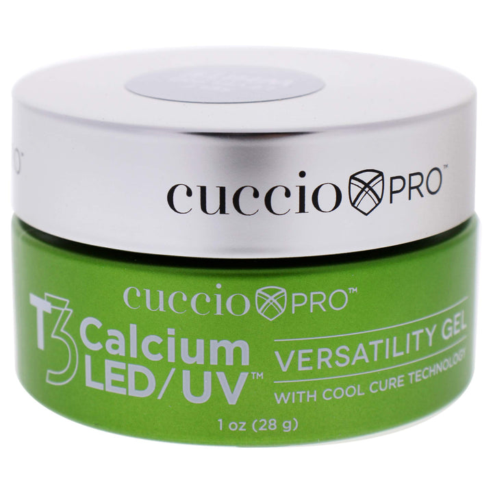 Cuccio Pro - T3 Calcium Versatility Gel - Self Leveling White - for Women - Nail Gel - 1 oz