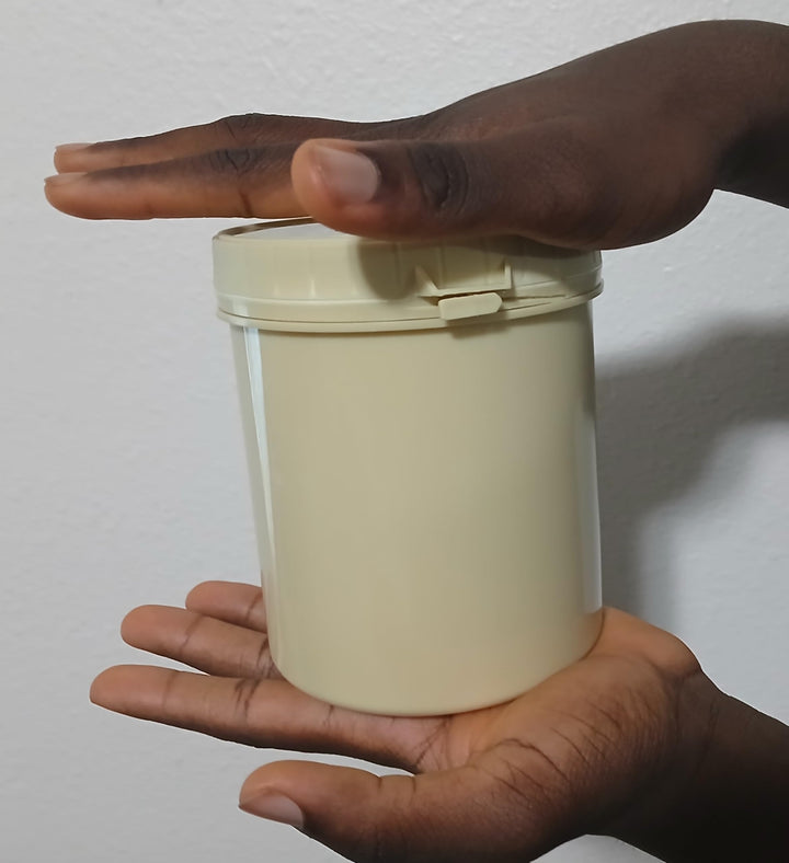 Chosen Raw shea Butter - 1 KG 100% Pure Unrefined Shea Butter for Hair, Skin Moisturiser for Face and Body, Use for Soap Base, DIY Whipped Shea butter and Lotion 2Pound/35 oz YELLOW