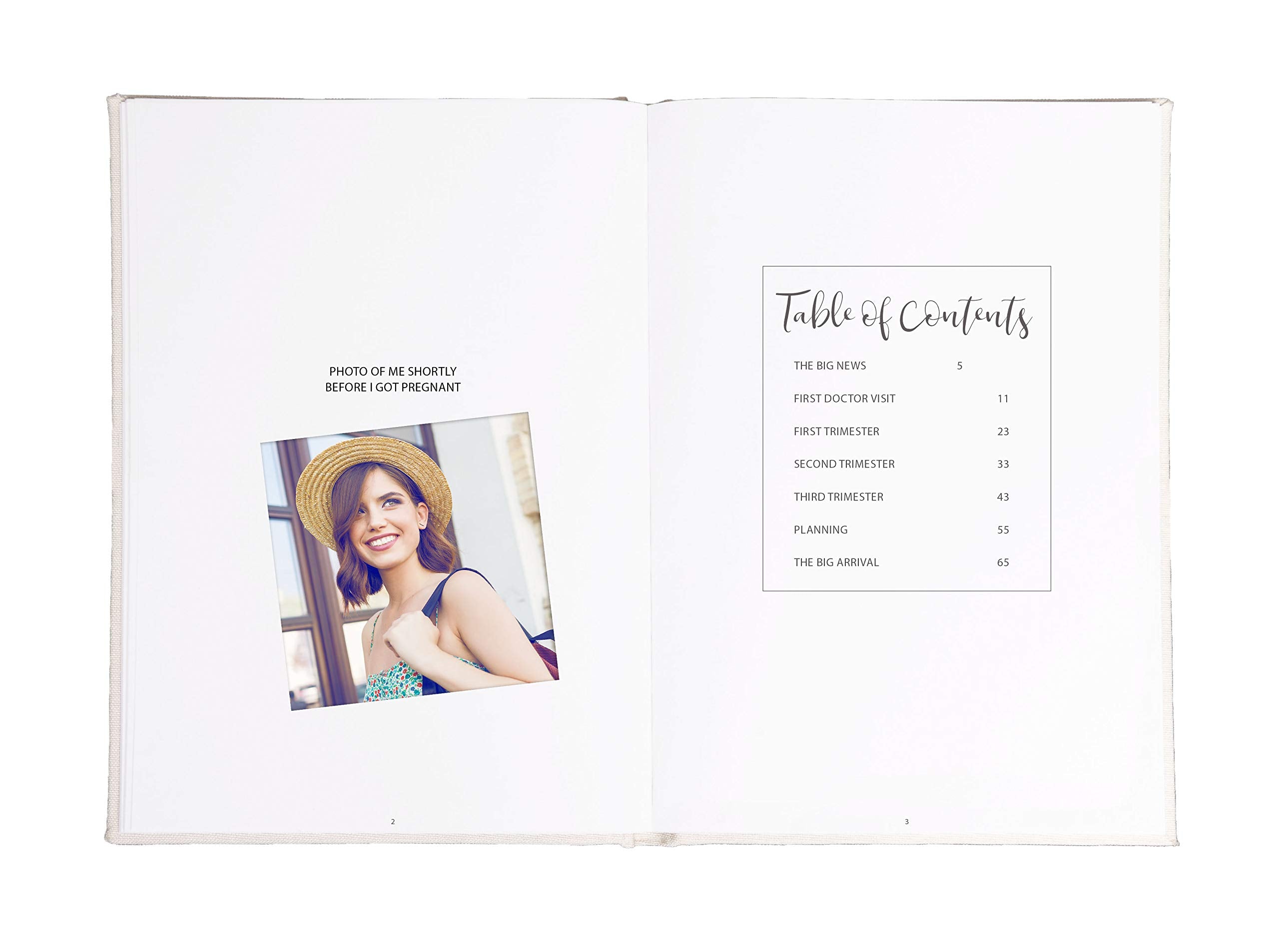 Pearhead Pregnancy Journal, Guided Pregnancy Keepsake Prompted Journal, Gender-Neutral Baby Accessory for New and Expecting Moms, Ivory 6.5x9.2x0.6 Inch (Pack of 1)