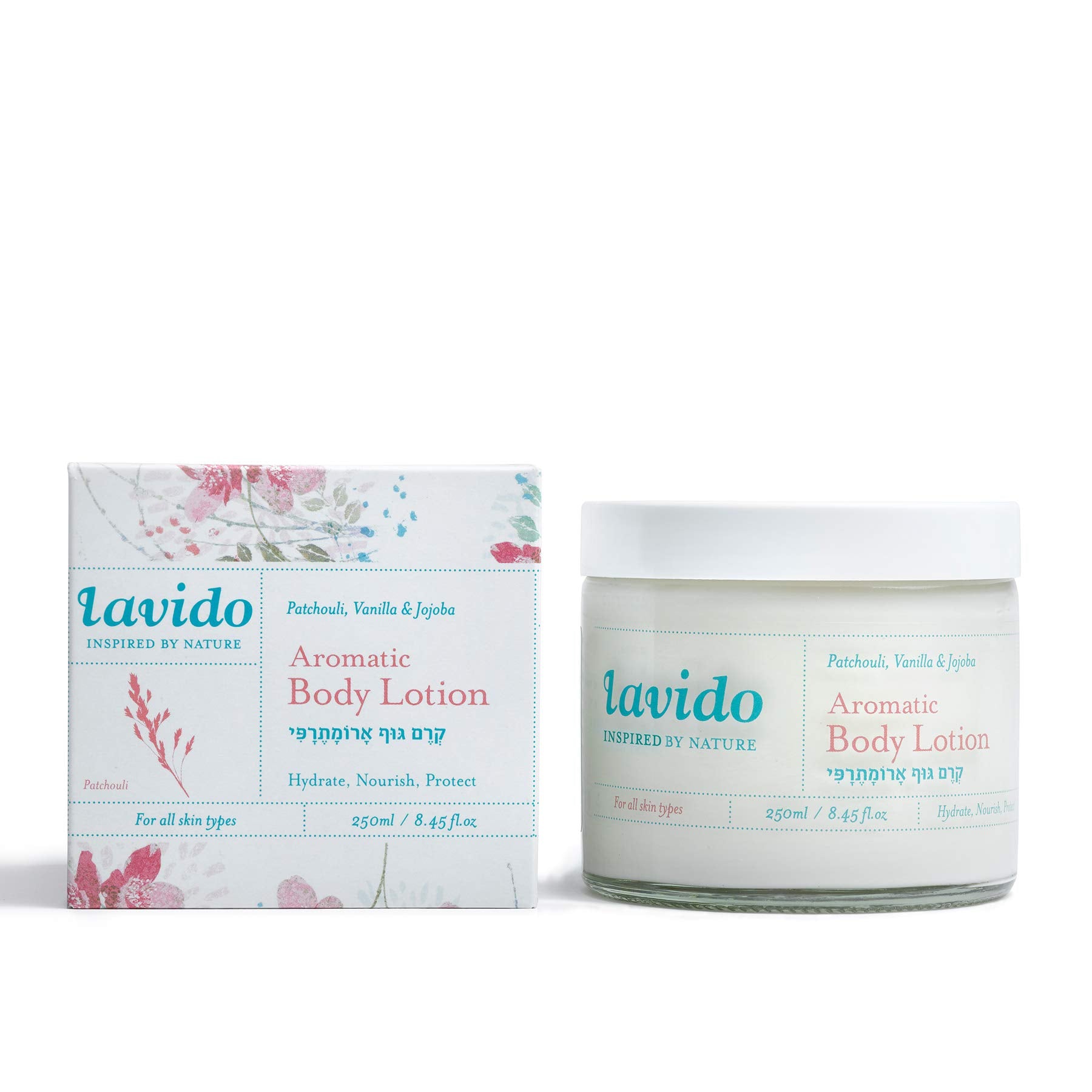 Lavido Patchouli, Vanilla & Avocado Aromatic Body Lotion 8.45oz