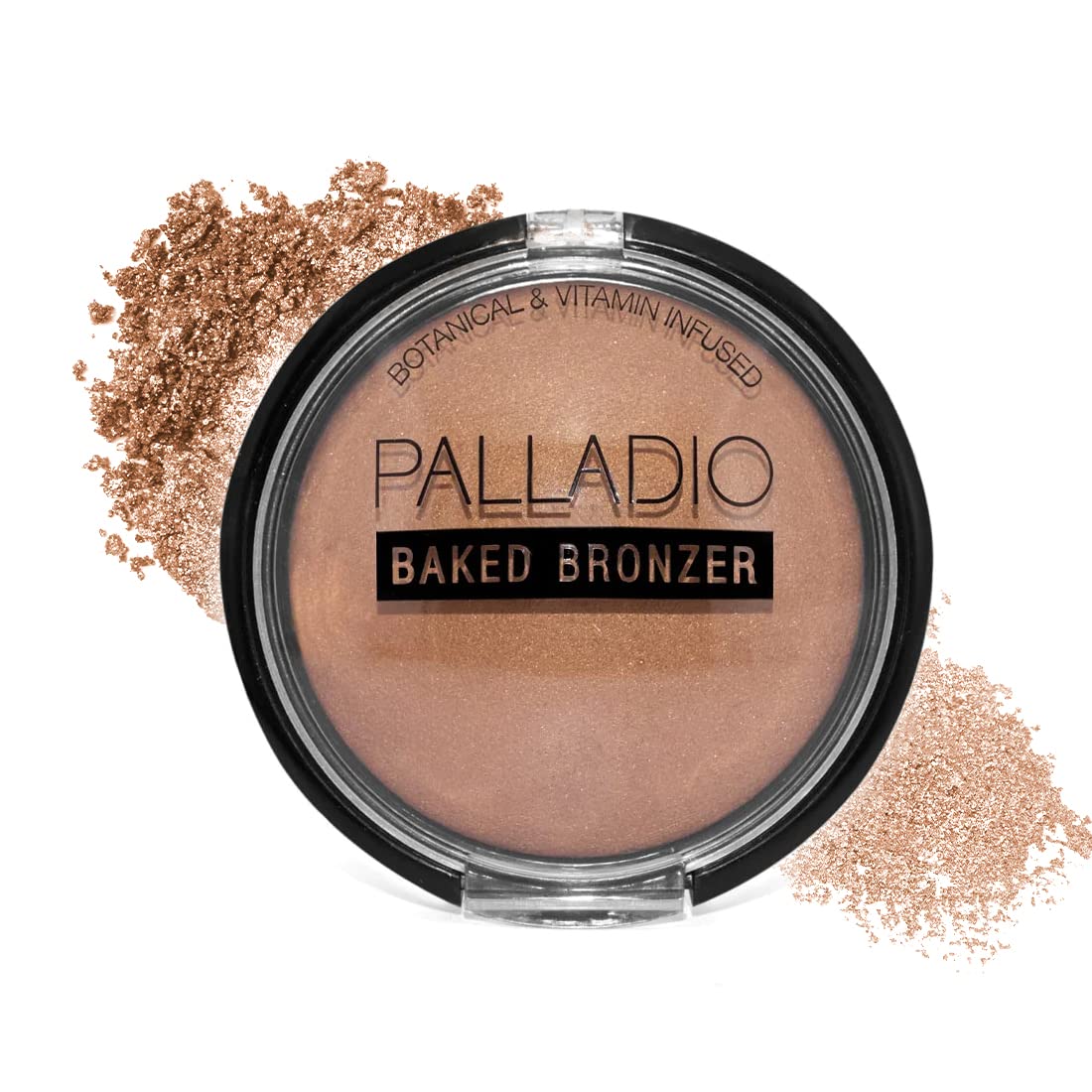 Palladio Beauty, BAKED BRONZER 10 g 0.35 oz, Gold, Caribbean Tan