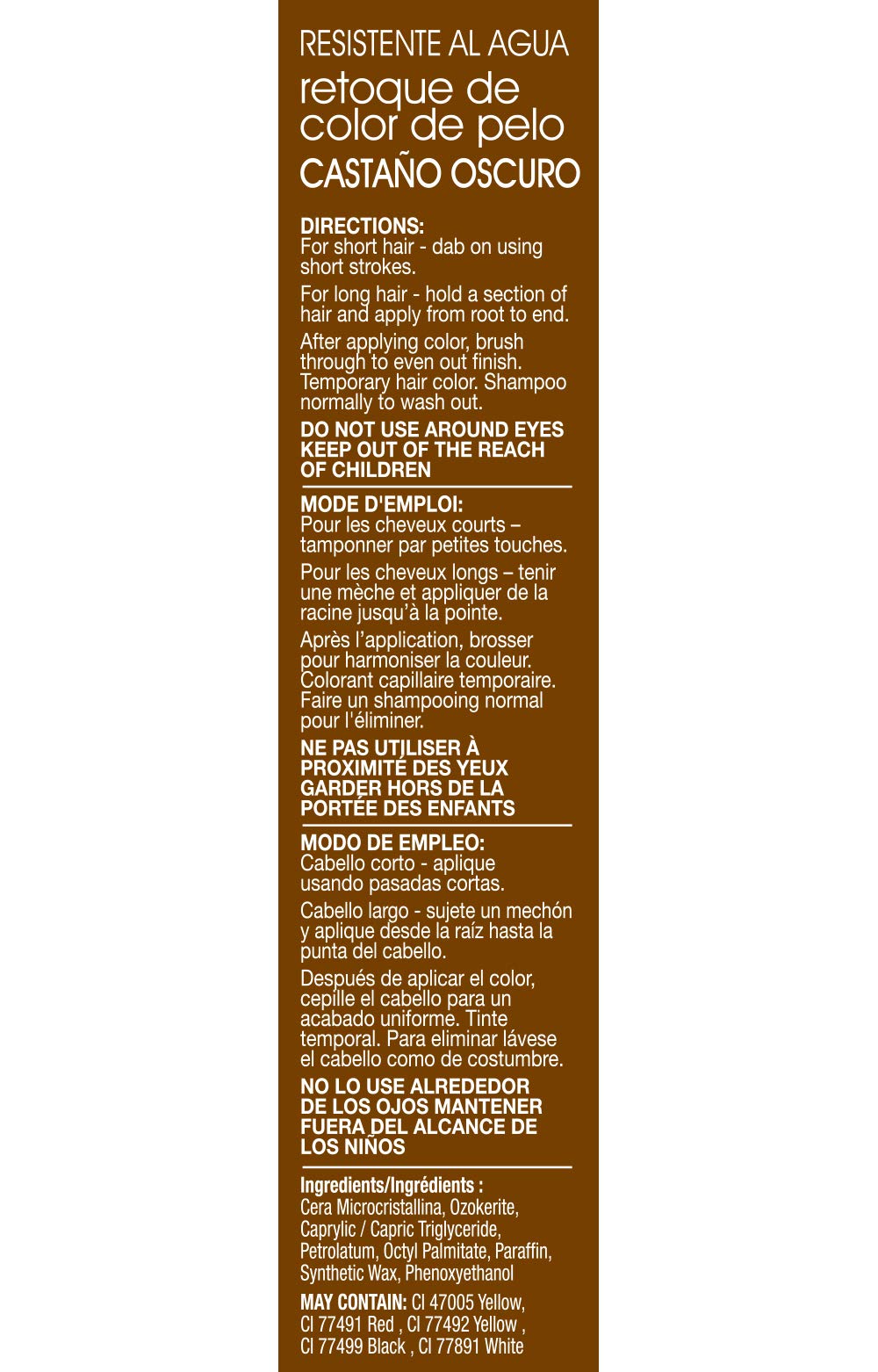 Cover Your Gray Waterproof Hair Color Touch-Up Pencil - Dark Brown