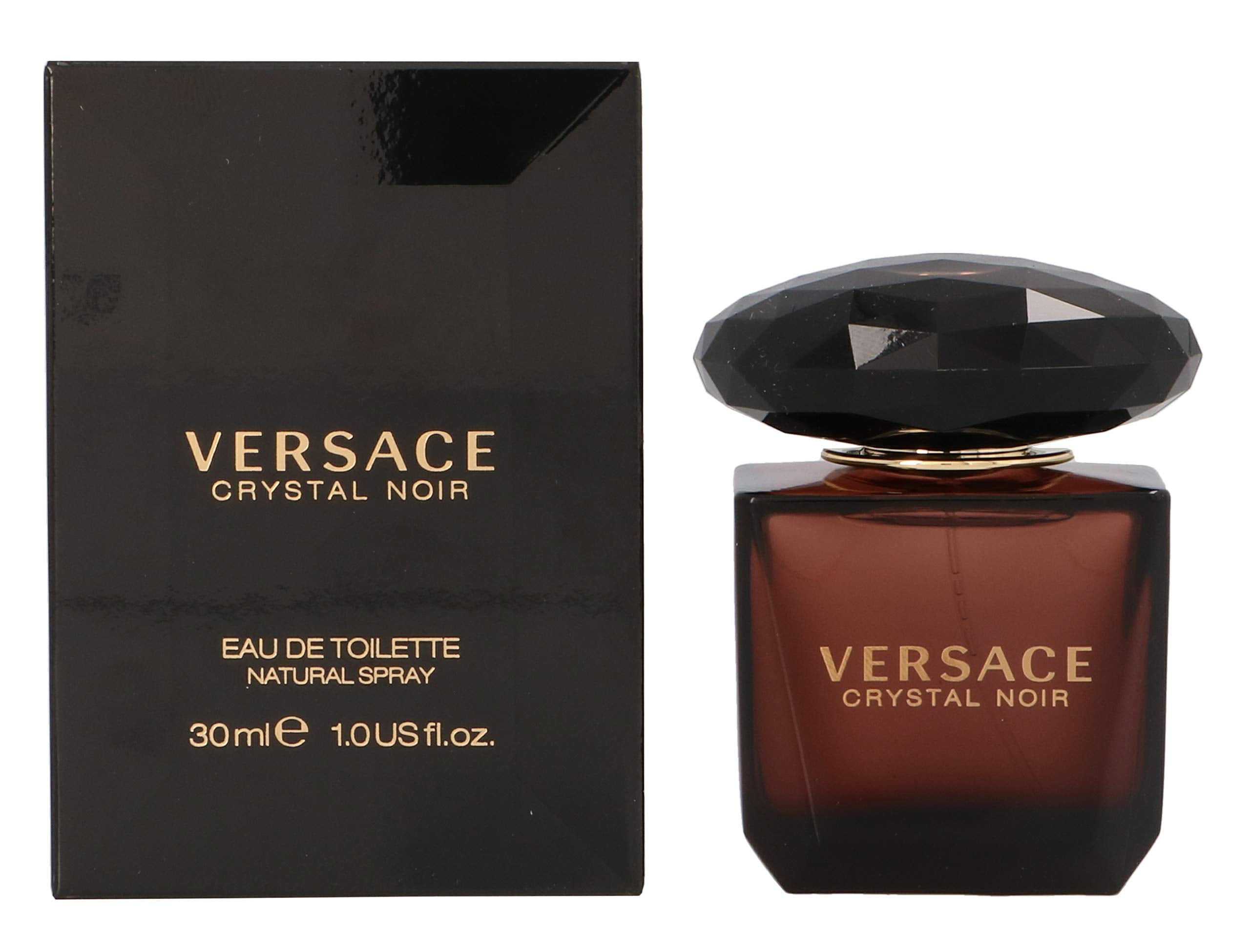 Versace Crystal Noir Eau De Toilette Spray for Women, 1 Fl Oz