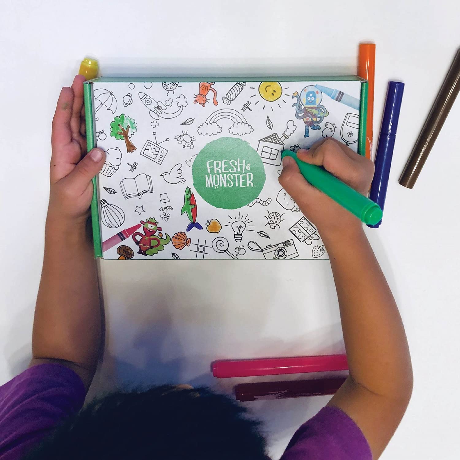 Fresh Monster Kids & Baby Gift Set - Natural, Toxin-Free Shampoo & Conditioner, Body Wash, and Bubble Bath (3 Piece)