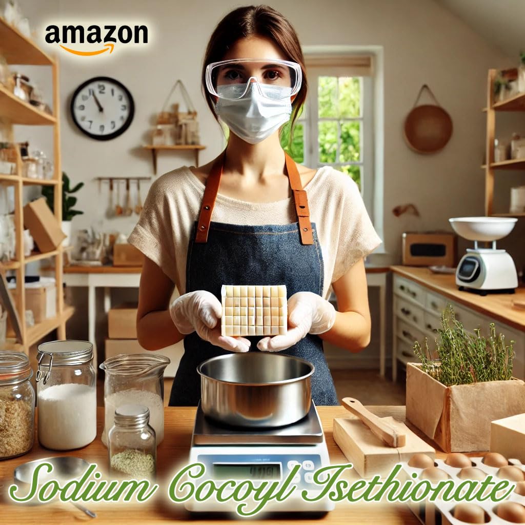 Artekas Innovation - Sodium COCOYL ISETHIONATE (SCI) - Powder - Foaming Surfactant - for Homemade Solid Shampoo Bars, Bath Bombs, Foamy and Bubbly Products - 200 g | 7.06 oz