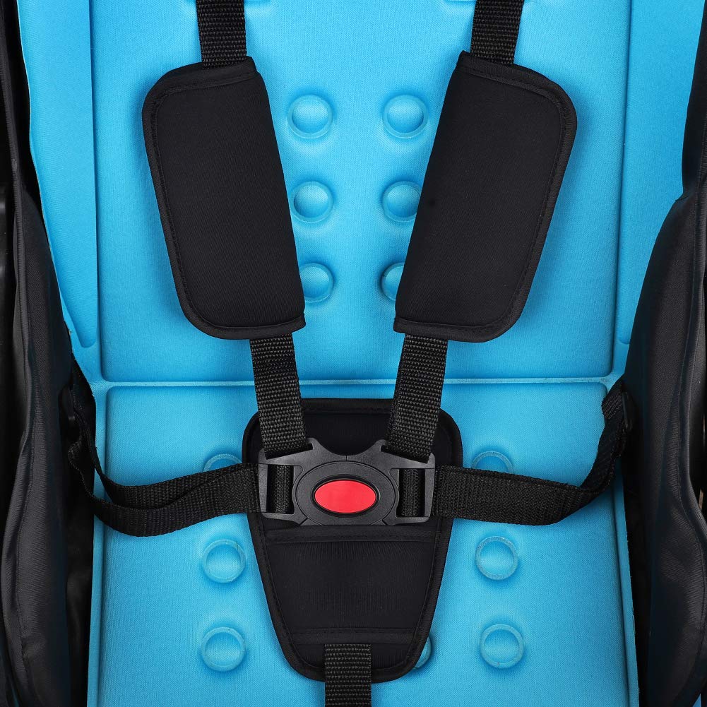 Accmor Car Seat Straps Shoulder Pads Suit, Stroller Belt Covers for Baby Kids,Car Seat Strap Covers for Car Seats, Pushchair, Stroller Belts