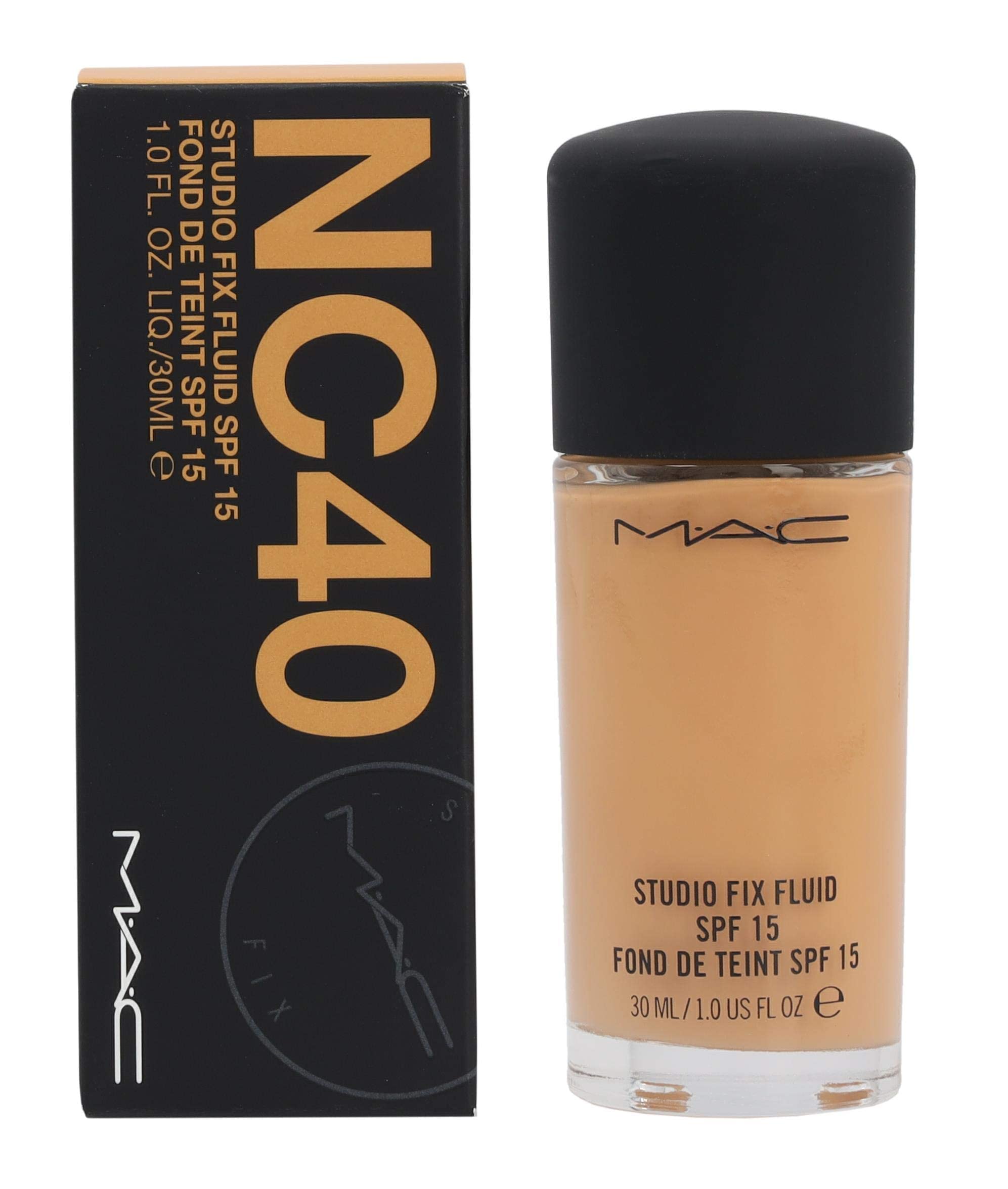 MAC Studio Fix Fluid Liquid Full Coverage Matte Foundation For All Skin Type Spf 15 Nc40 By M.A.C