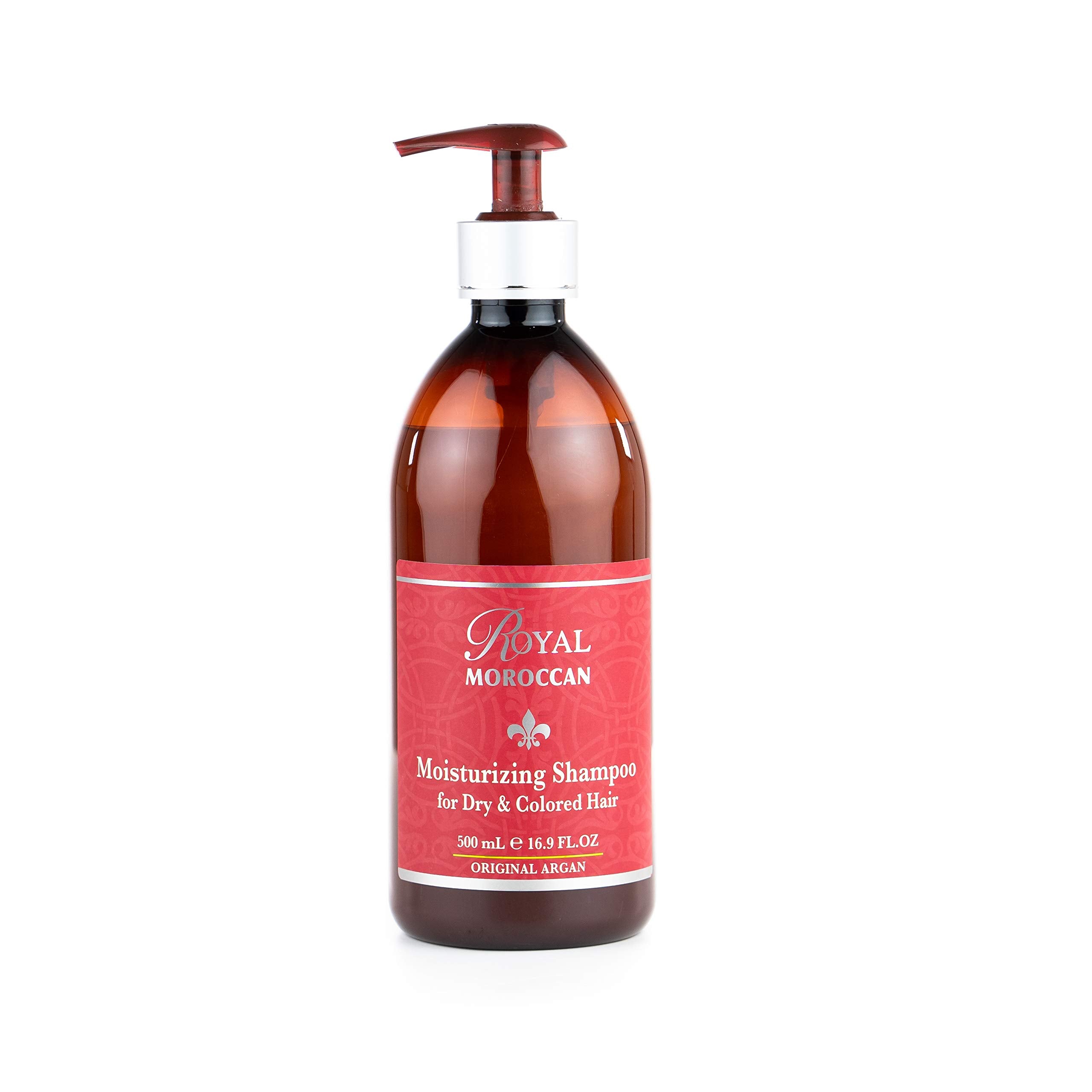 Moisturizing Shampoo | Dry Hair Shampoo for Color Treated & Frizzy Hair | Royal Moroccan Argan Oil Hair Products (500 ml 16.9 oz)