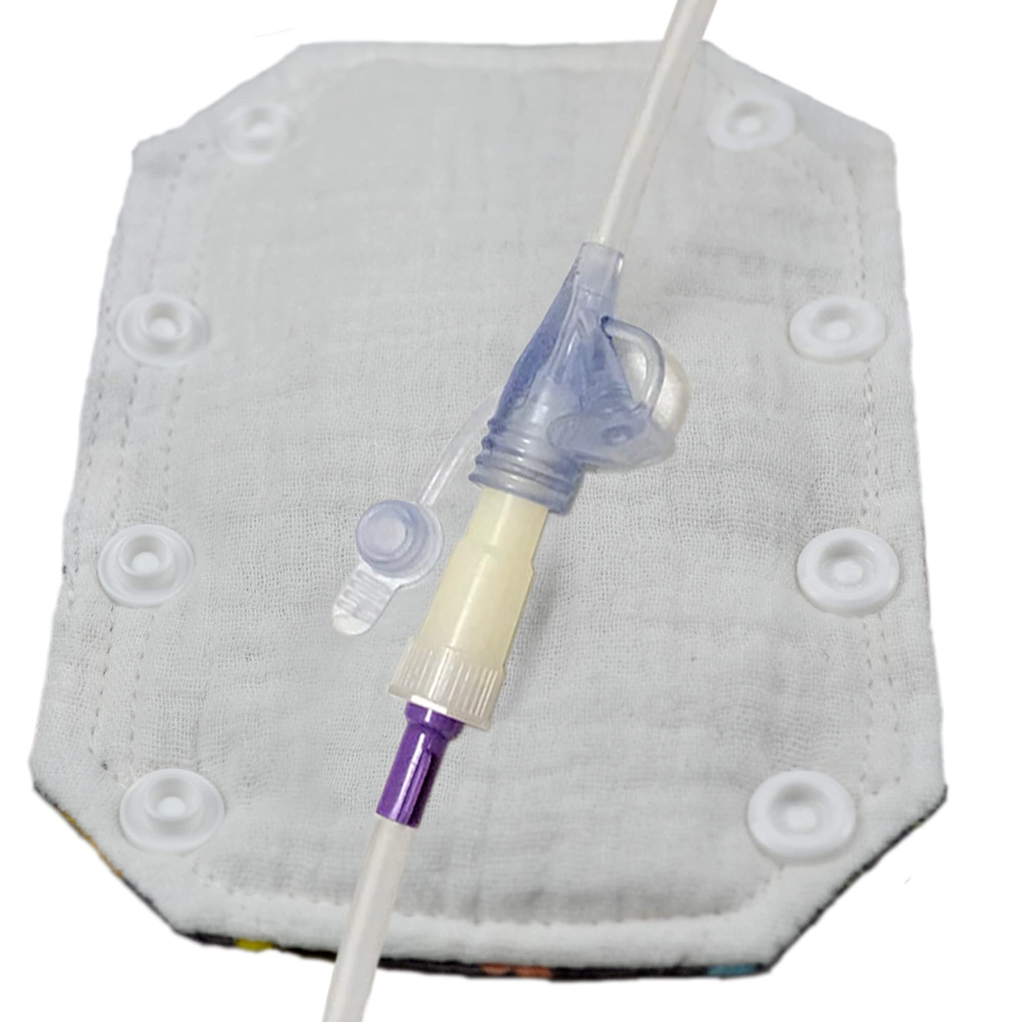 2 Pack Feeding Tube Port Cover with G-Tube PEG or J Tube for Child Connection Cover