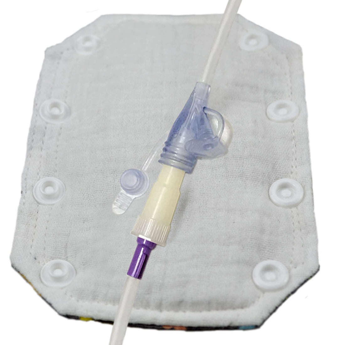 2 Pack Feeding Tube Port Cover with G-Tube PEG or J Tube for Child Connection Cover