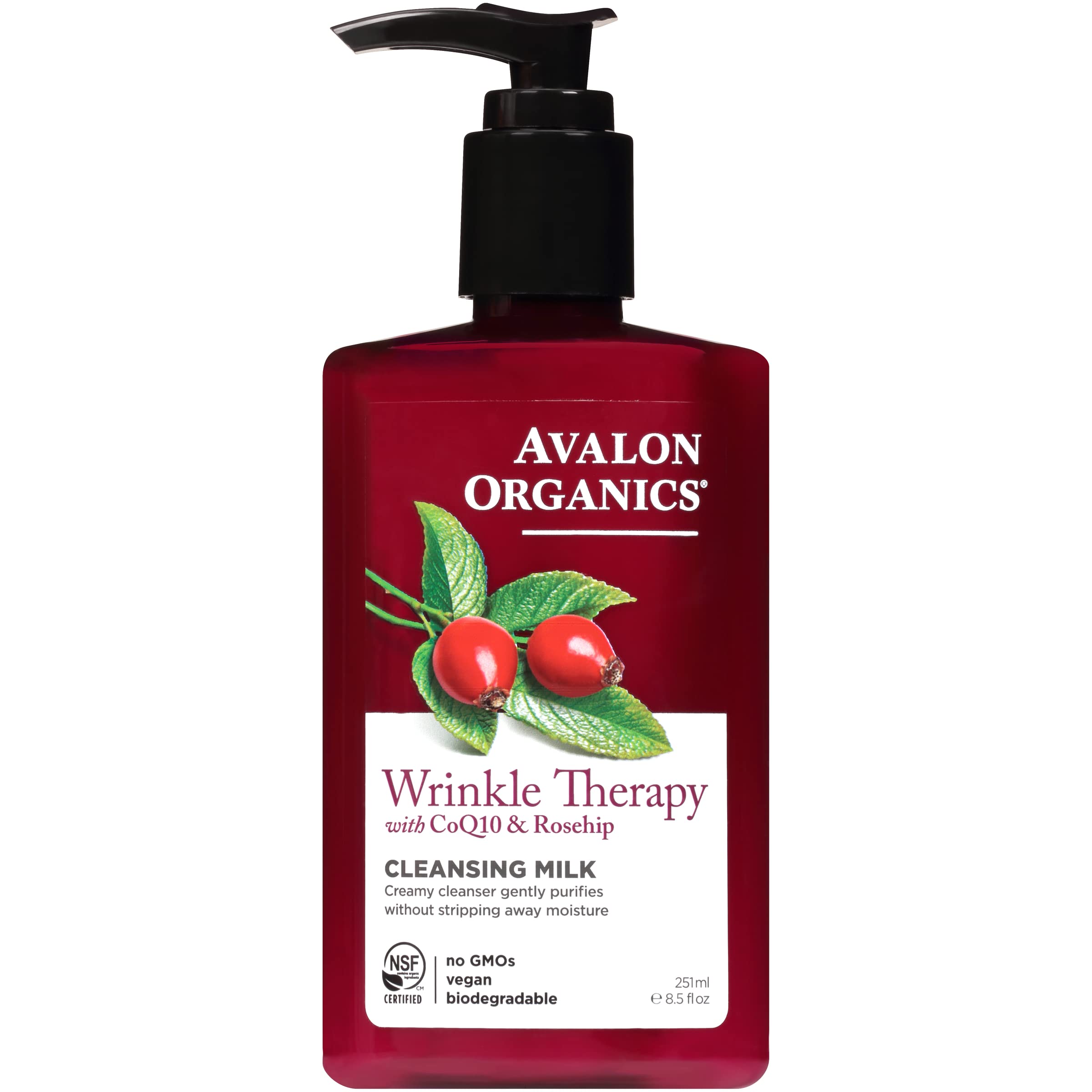 Avalon Organics CoQ10 Facial Cleansing Milk - 8.5 fl oz