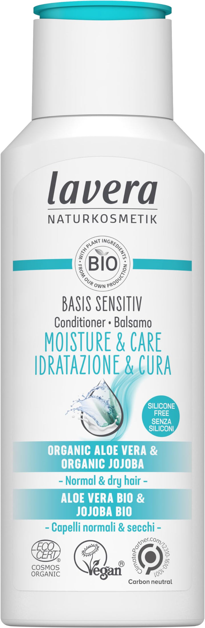 Lavera Basis Sensitiv Moisture & Care Organic Moisturizing Conditioner, 200ml