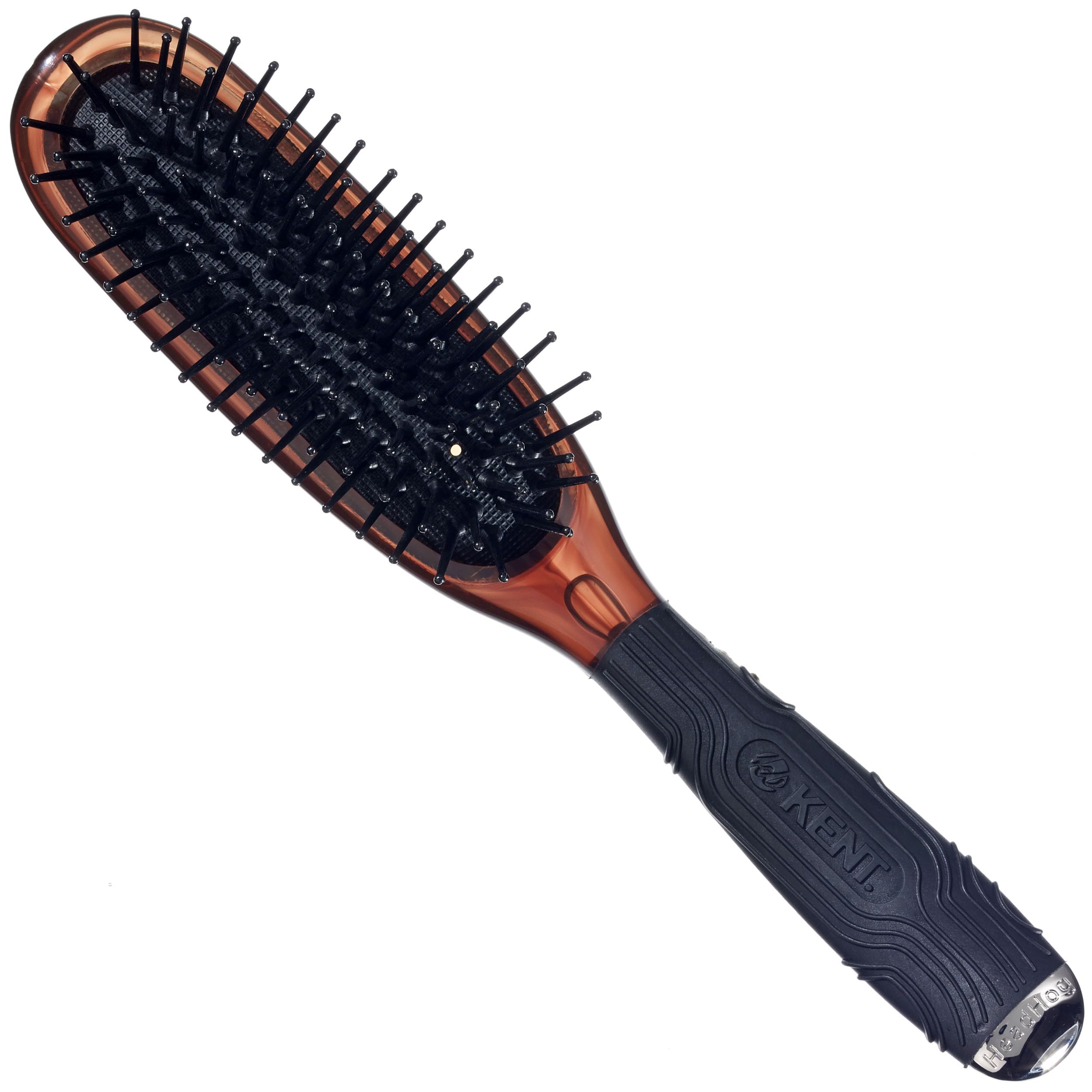 Kent Headhog Handbag Brush, Brown
