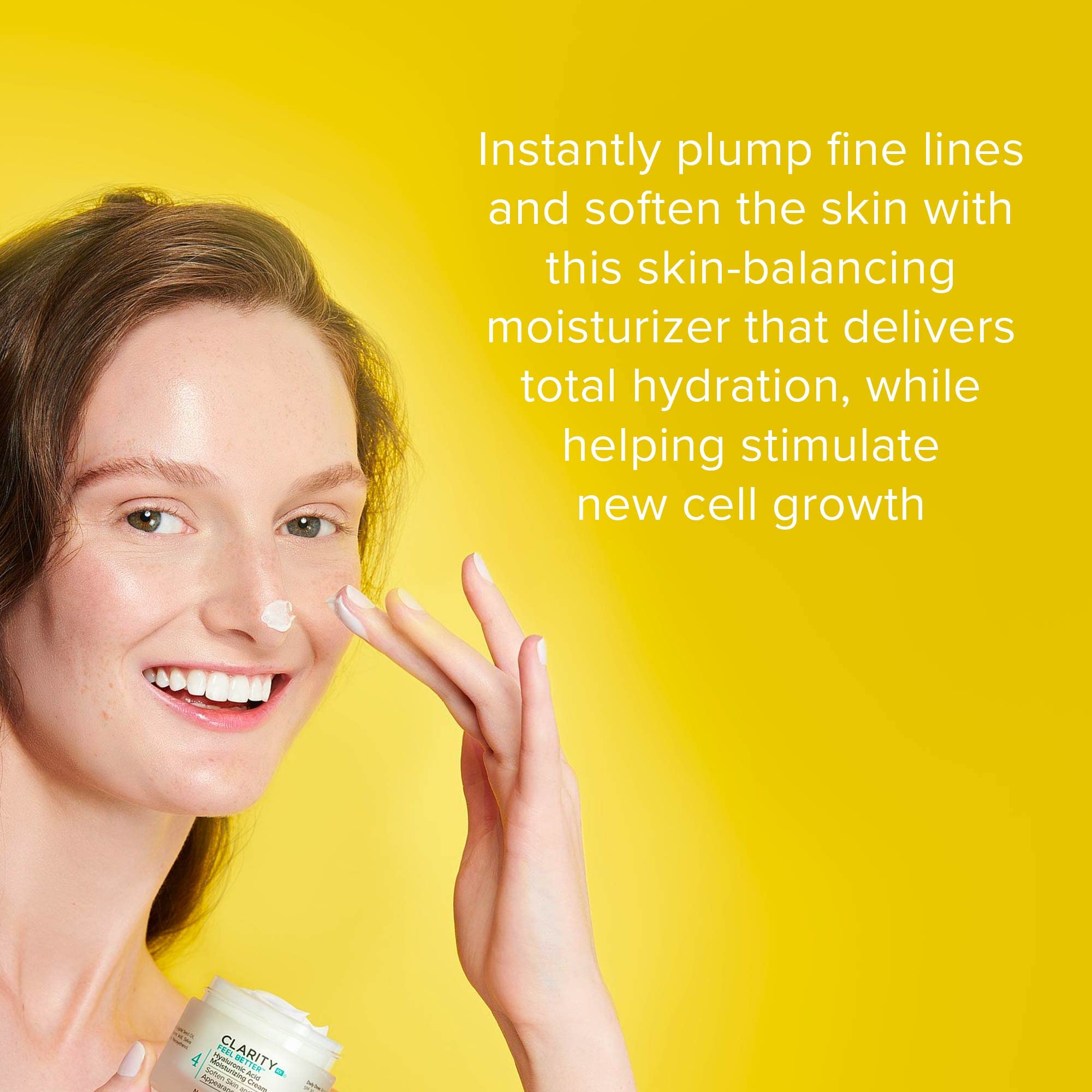 ClarityRx Feel Better Hyaluronic Acid Moisturizing Cream, 2 oz.