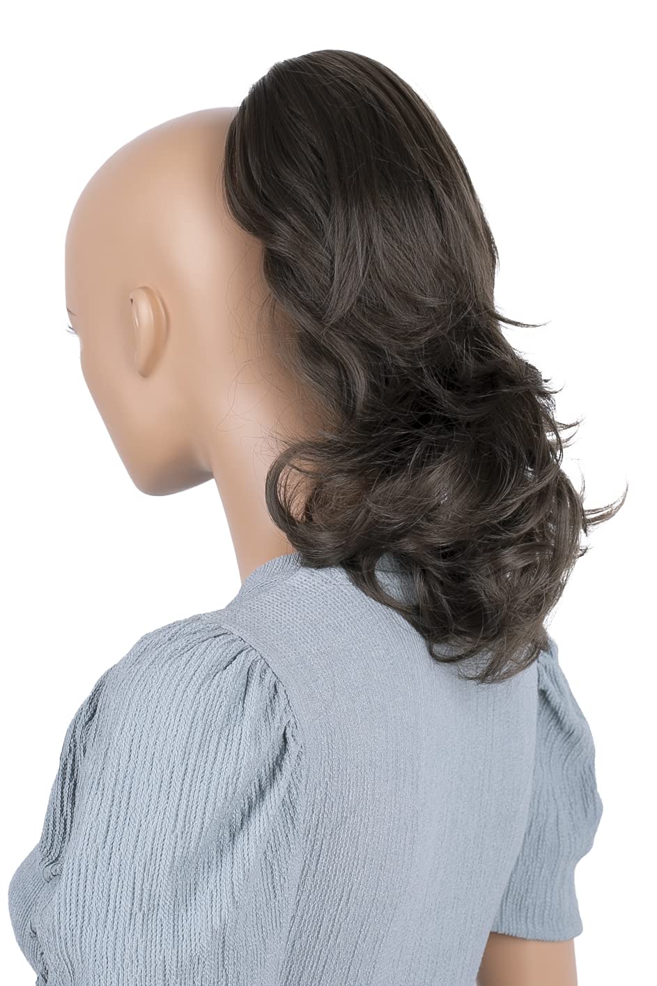 Brown # 8 H86 : PRETTYSHOP 14 & 110g Hair Piece Ponytail Extension Straight Light Curled Nature Looking Heat-Resisting Different Colors (brown H86_8)