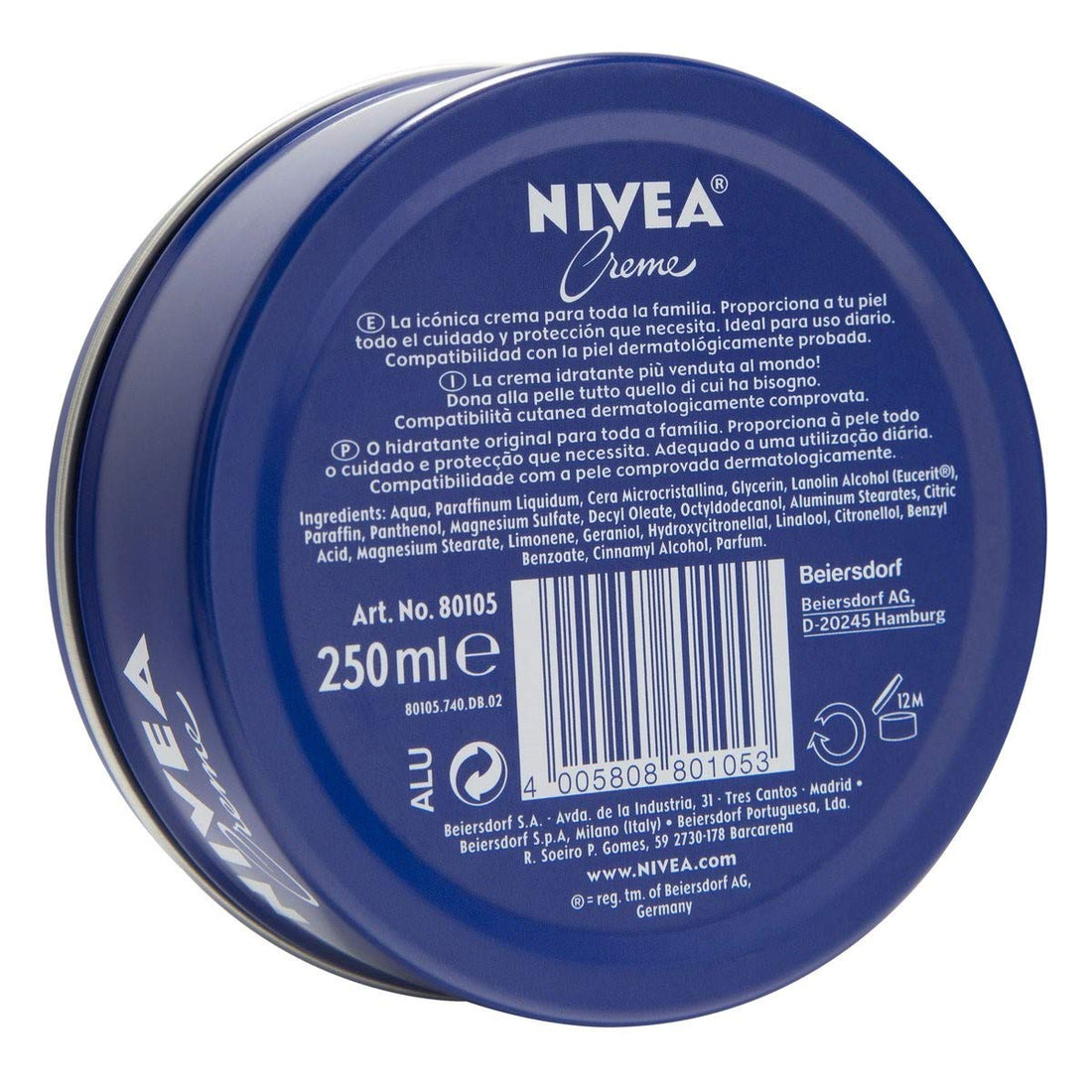 Nivea Cream 250Ml (8.4Oz)
