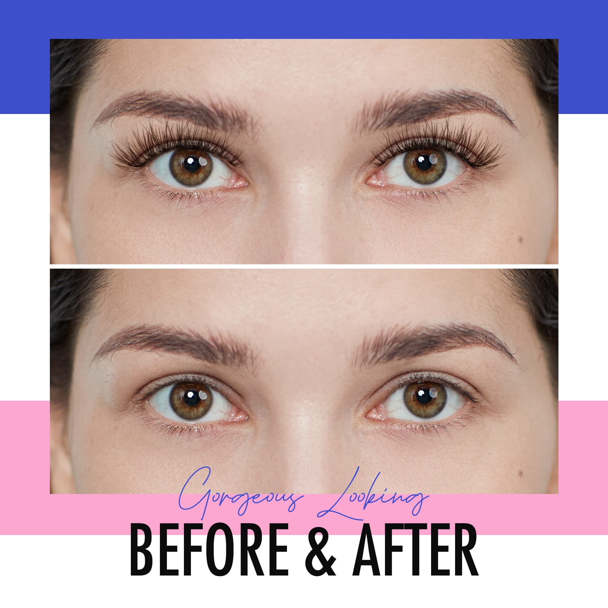 Eyelashes Natural Look False Lashes - Bepholan Fake Eyelashes 5D Super Fluffy False Eyelashes Clear Band Wispy Lashes 3-Pack Faux Mink Lashes,XMZ92