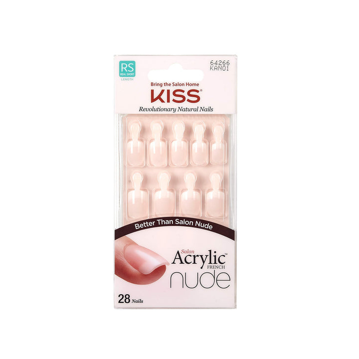 KISS Salon Acrylic Nude 28 Nails (6 PACK, KAN01)