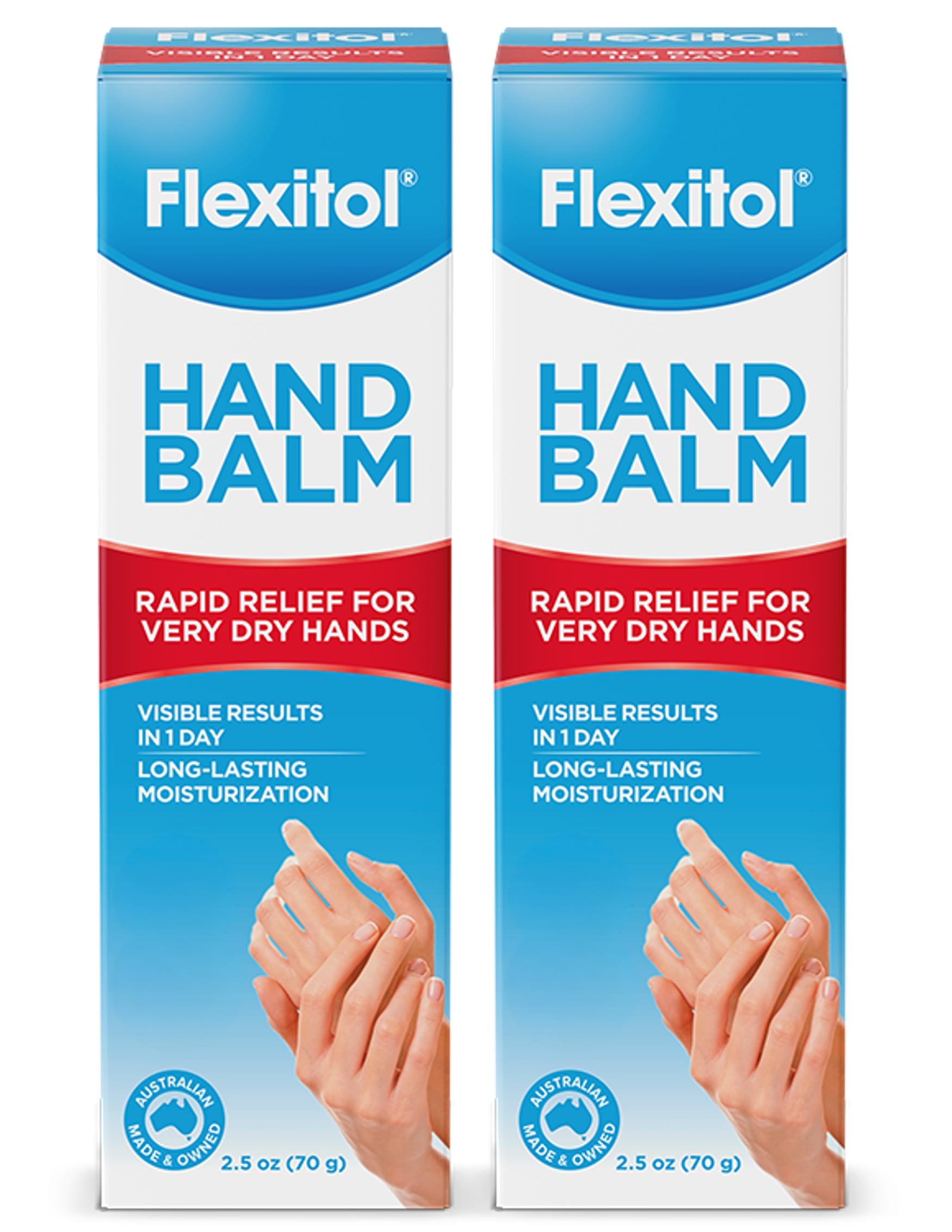 Flexitol Hand Balm, Rich Moisturizing Hand Cream for Fast Relief (Pack of 2)