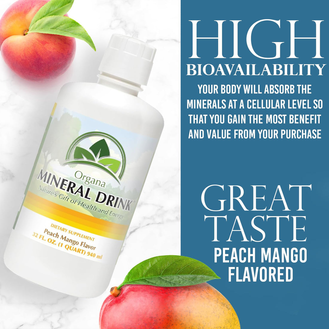 Organa Pure Plant Derived Trace Minerals Supplement